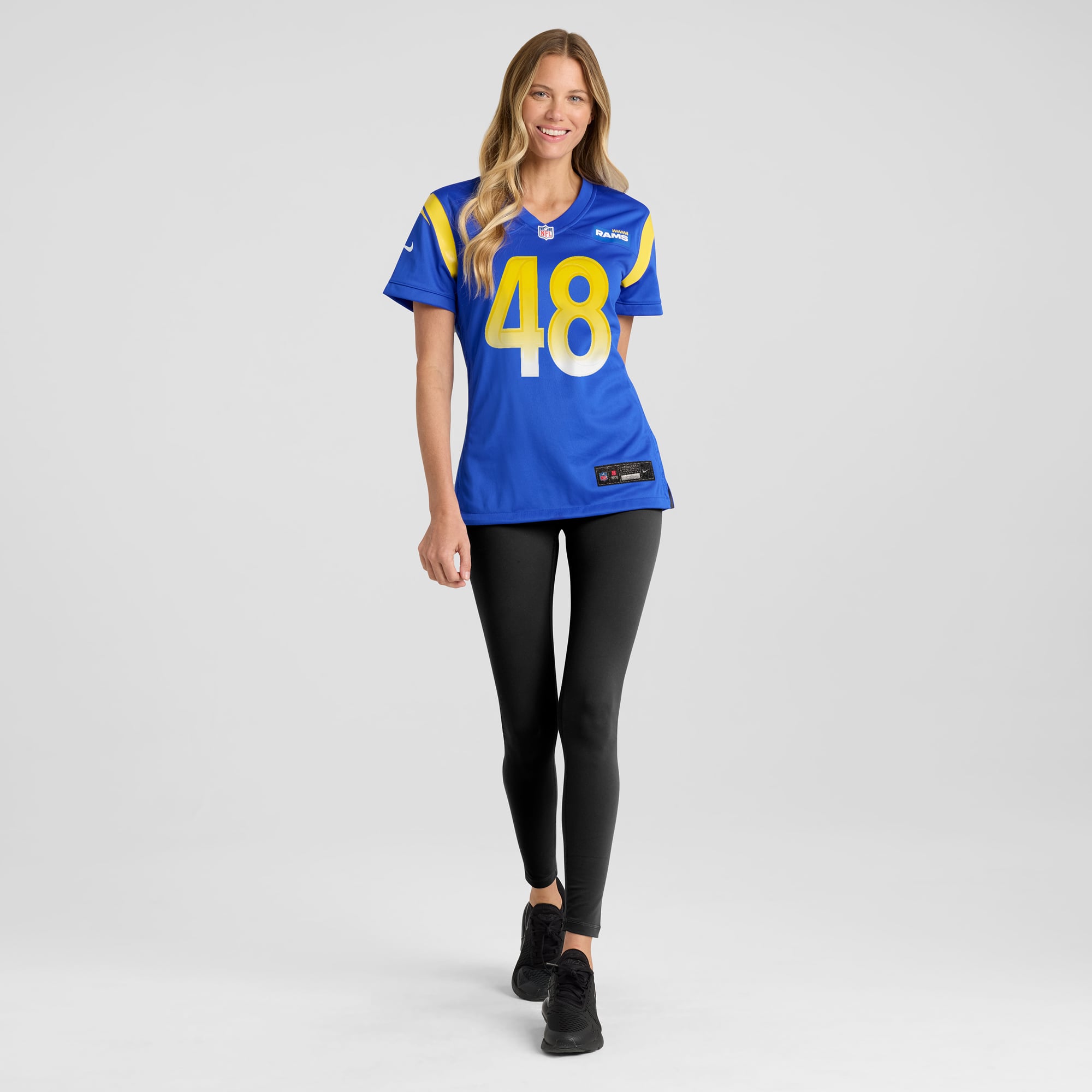 Omar Speights Los Angeles Rams Women's Game Jersey - Royal - Image 5