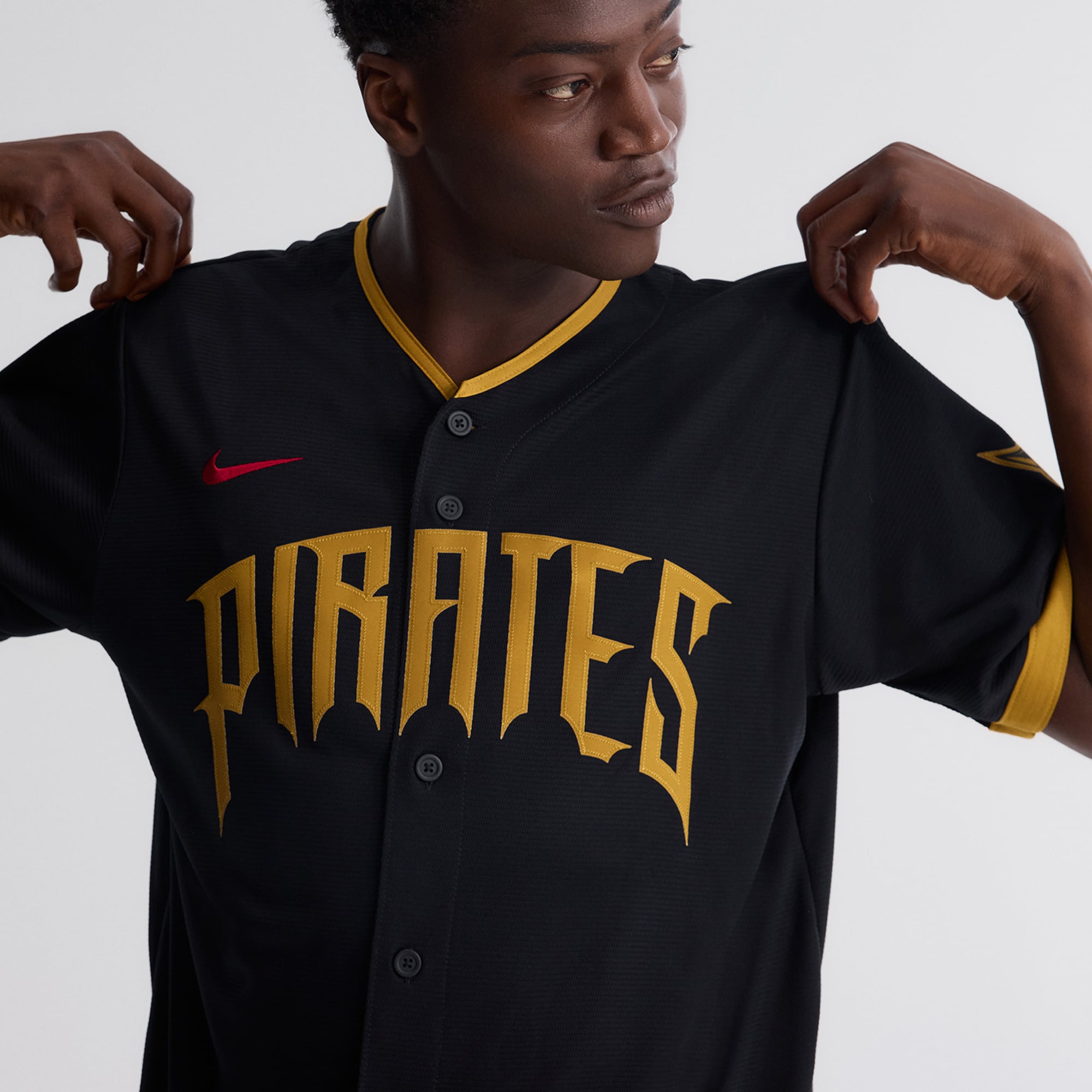 Oneil Cruz Pittsburgh Pirates 2026 City Connect Stadium Jersey - Black - Image 10