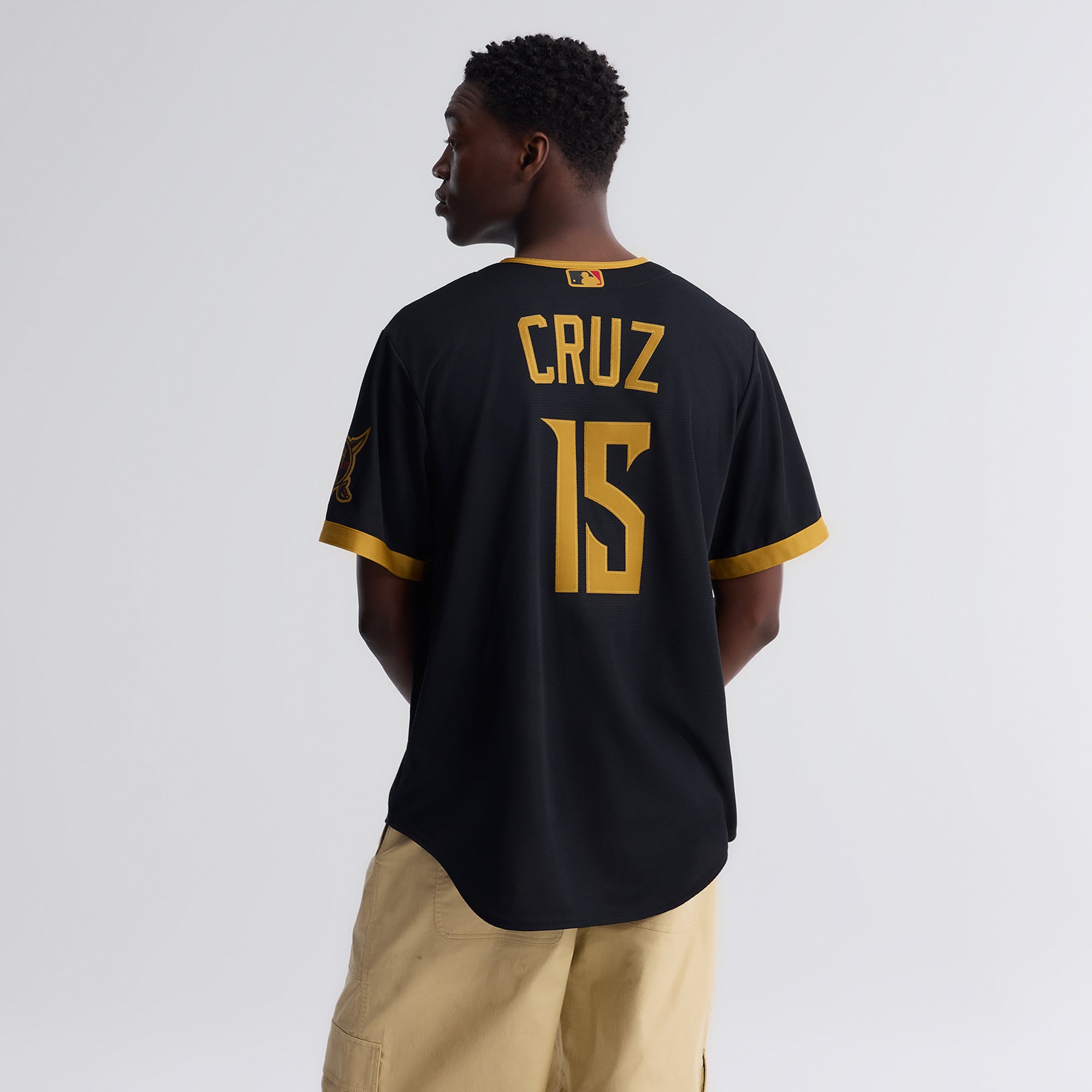 Oneil Cruz Pittsburgh Pirates 2026 City Connect Stadium Jersey - Black - Image 6