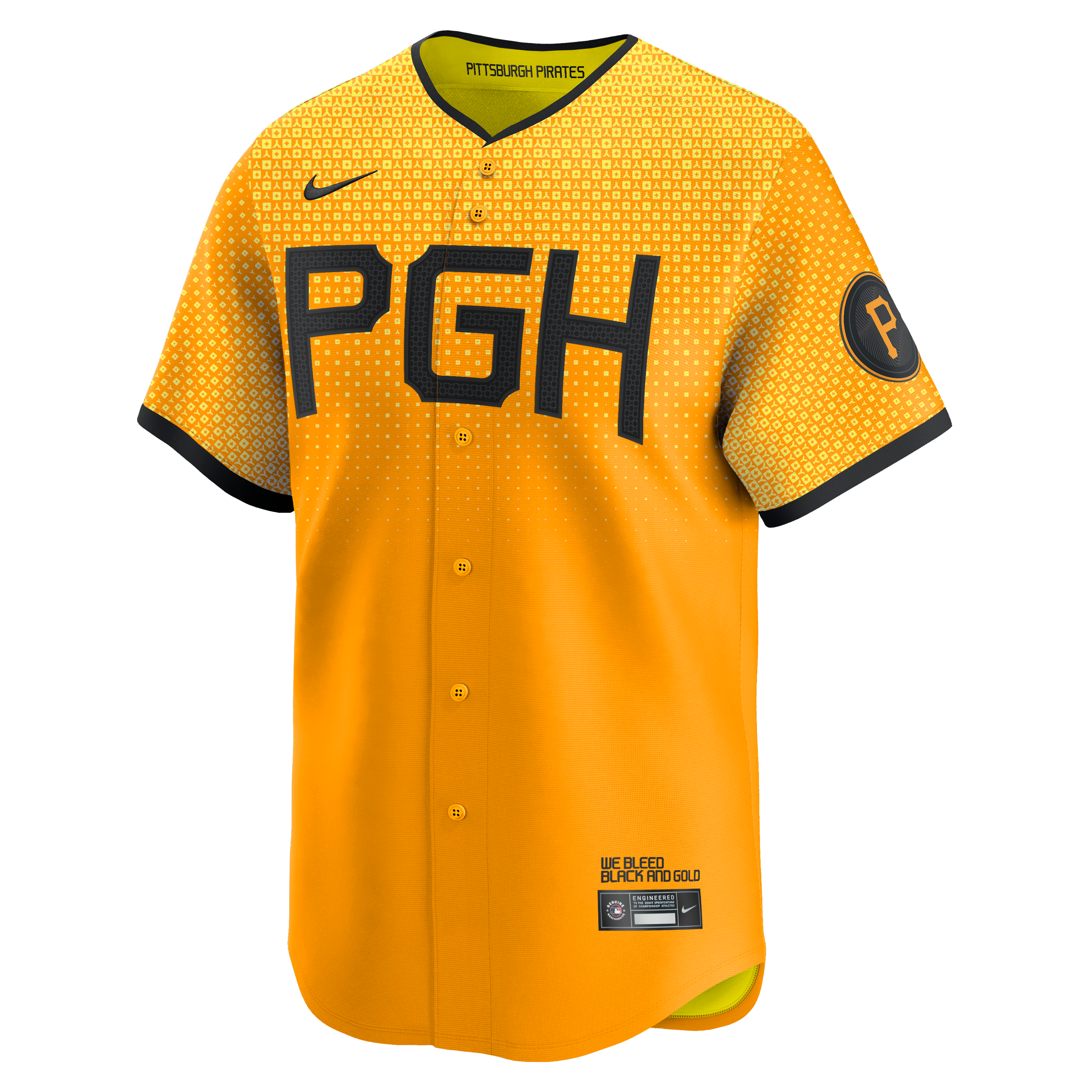 Oneil Cruz Pittsburgh Pirates City Connect Limited Jersey - Gold - Image 3