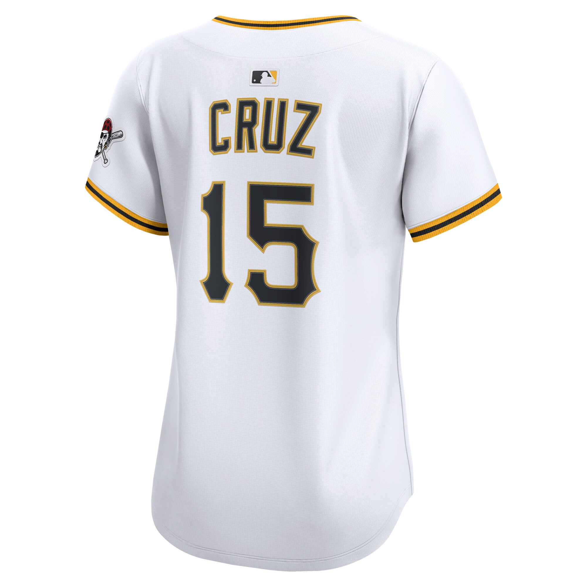 Oneil Cruz Pittsburgh Pirates Women's Home Limited Player Jersey - White - Image 4