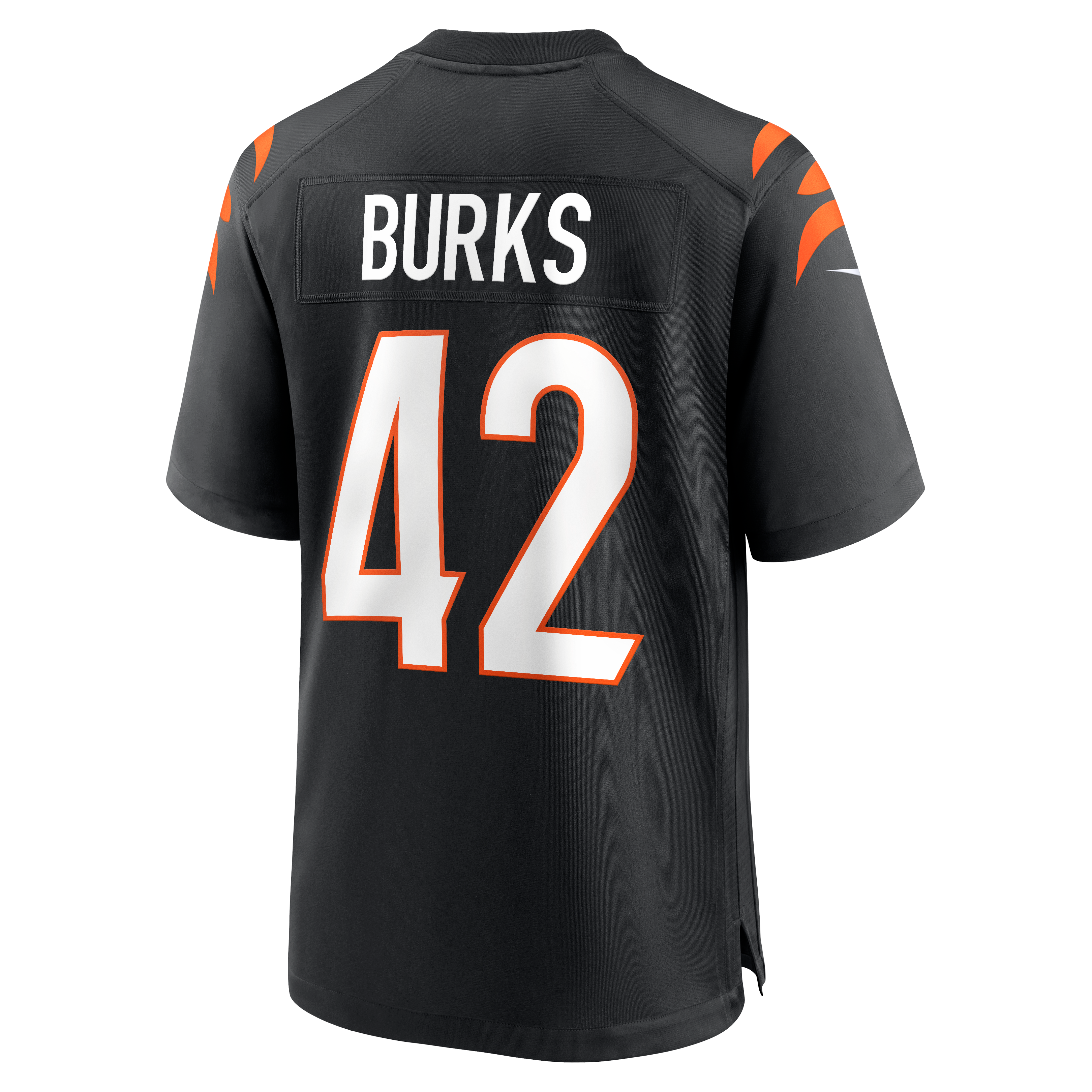 Oren Burks Cincinnati Bengals Team Game Jersey - Black - Image 4