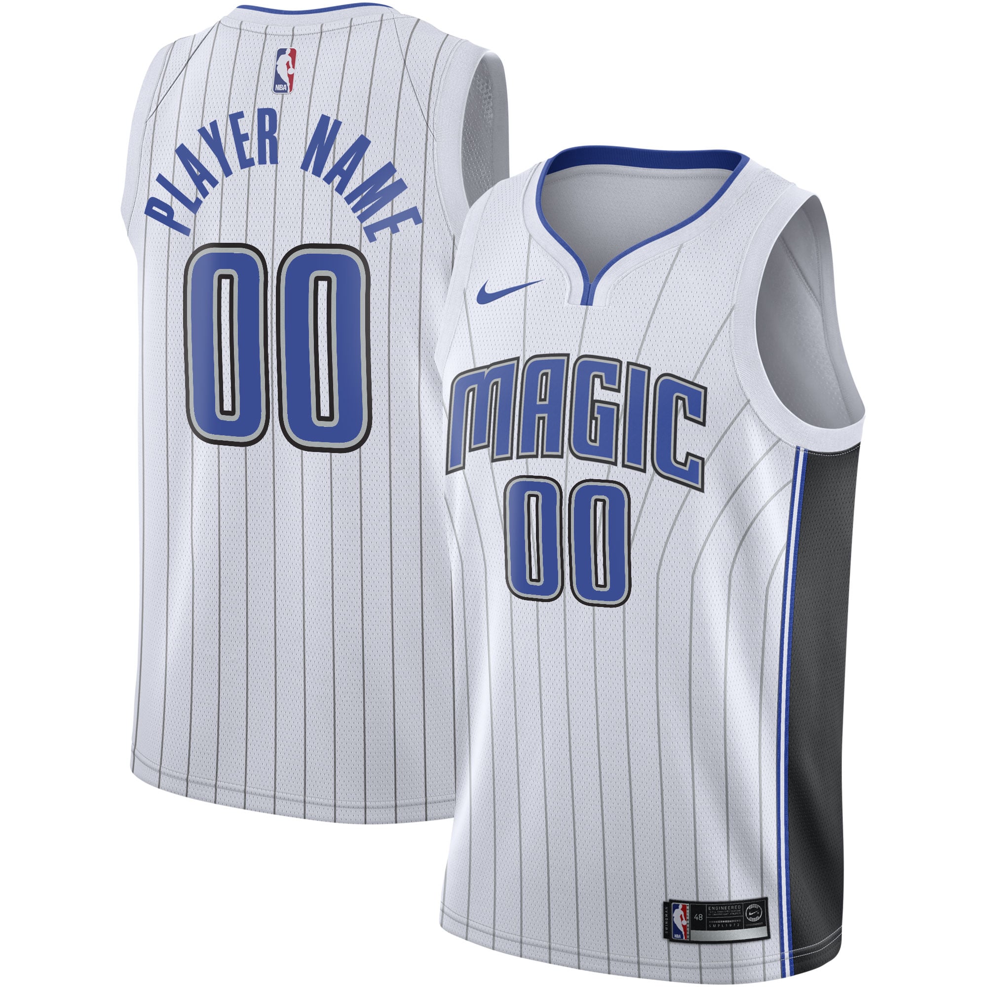 Orlando Magic 2020/21 Swingman Custom Jersey - Association Edition - White - Image 2