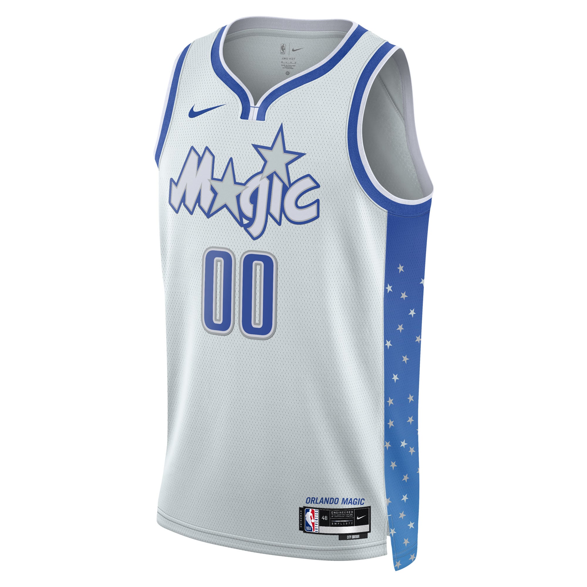 Orlando Magic Unisex 2025/26 City Edition Swingman Custom Jersey - Silver - Image 3
