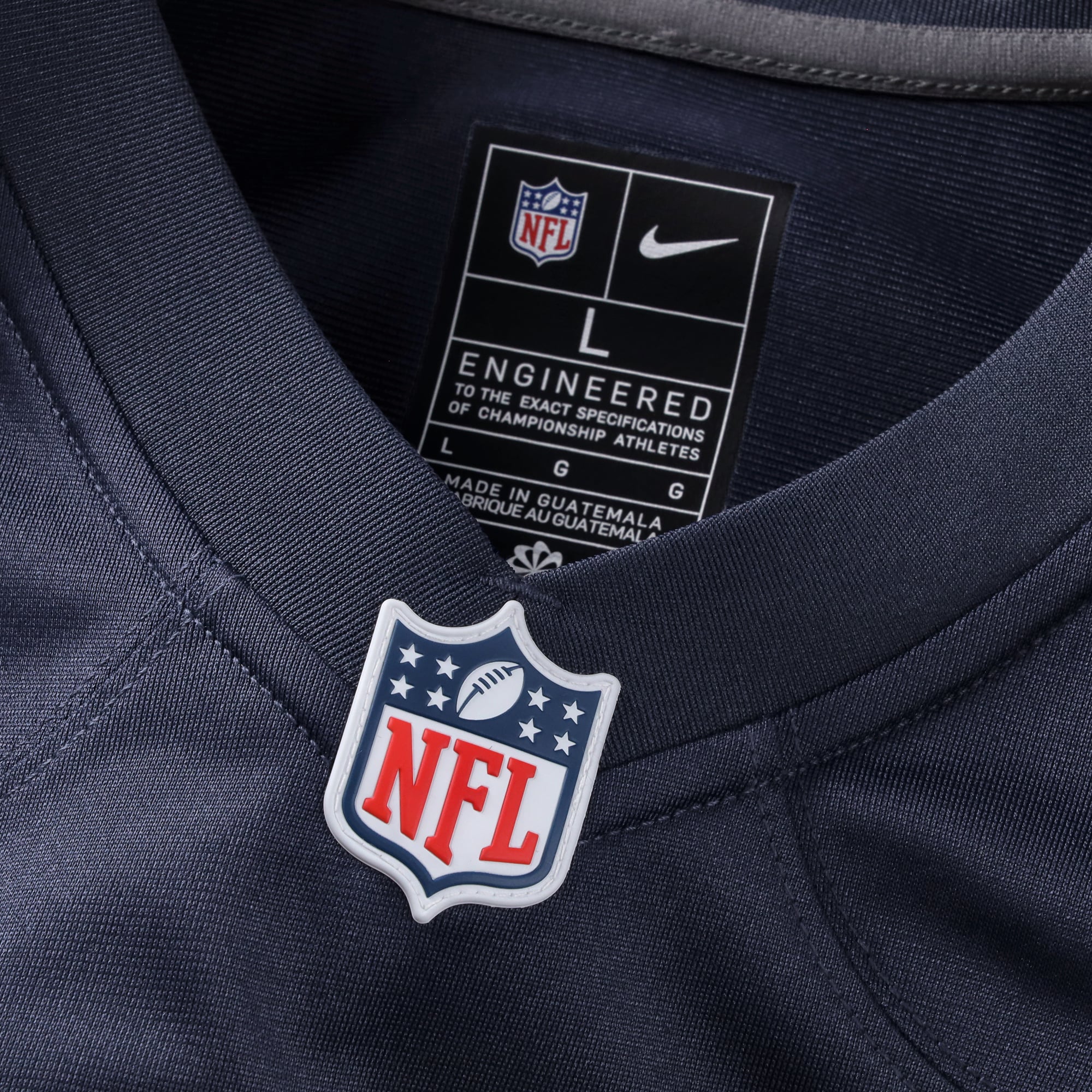 Oronde Gadsden Los Angeles Chargers Team Game Jersey - Powder Blue - Navy - Image 5