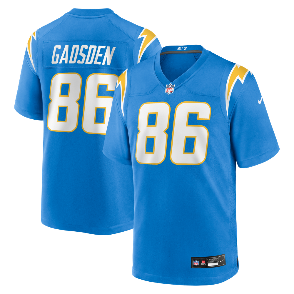 Oronde Gadsden Los Angeles Chargers Team Game Jersey - Powder Blue - Powder Blue