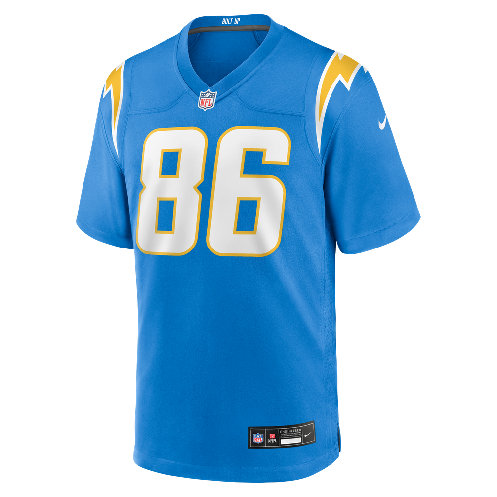 Oronde Gadsden Los Angeles Chargers Team Game Jersey - Powder Blue - Powder Blue - Image 3