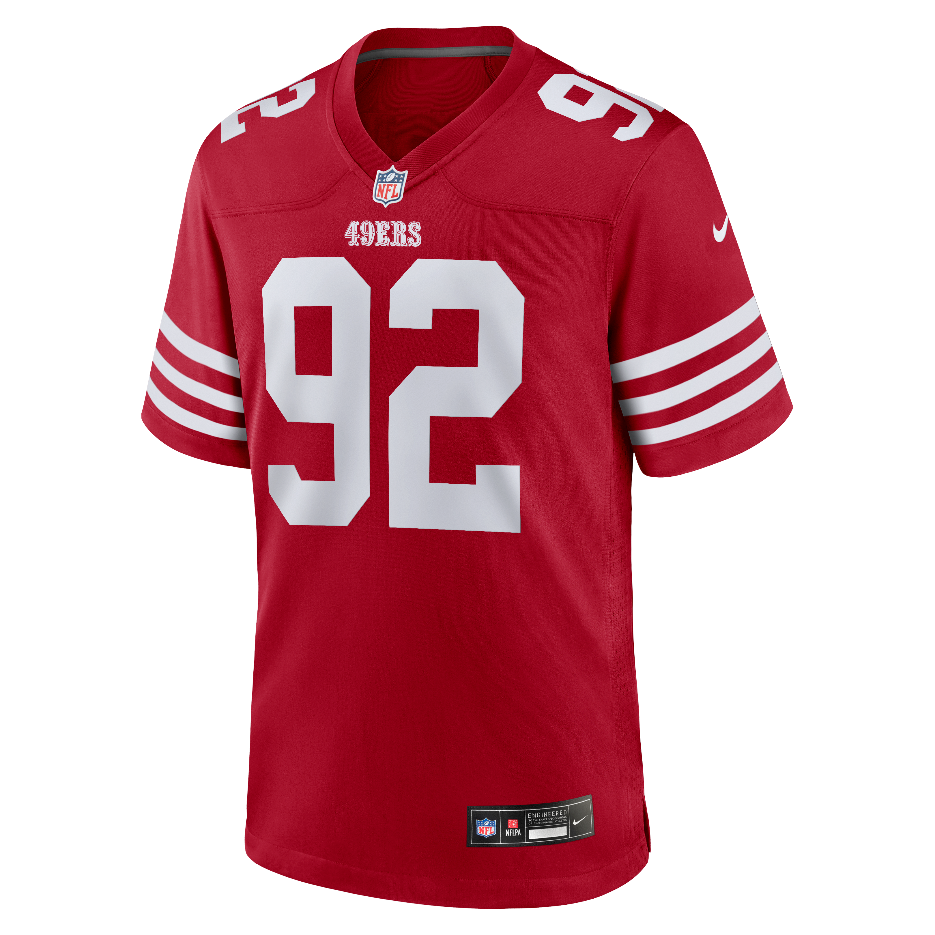 Osa Odighizuwa San Francisco 49ers Team Game Jersey - Scarlet - Image 3