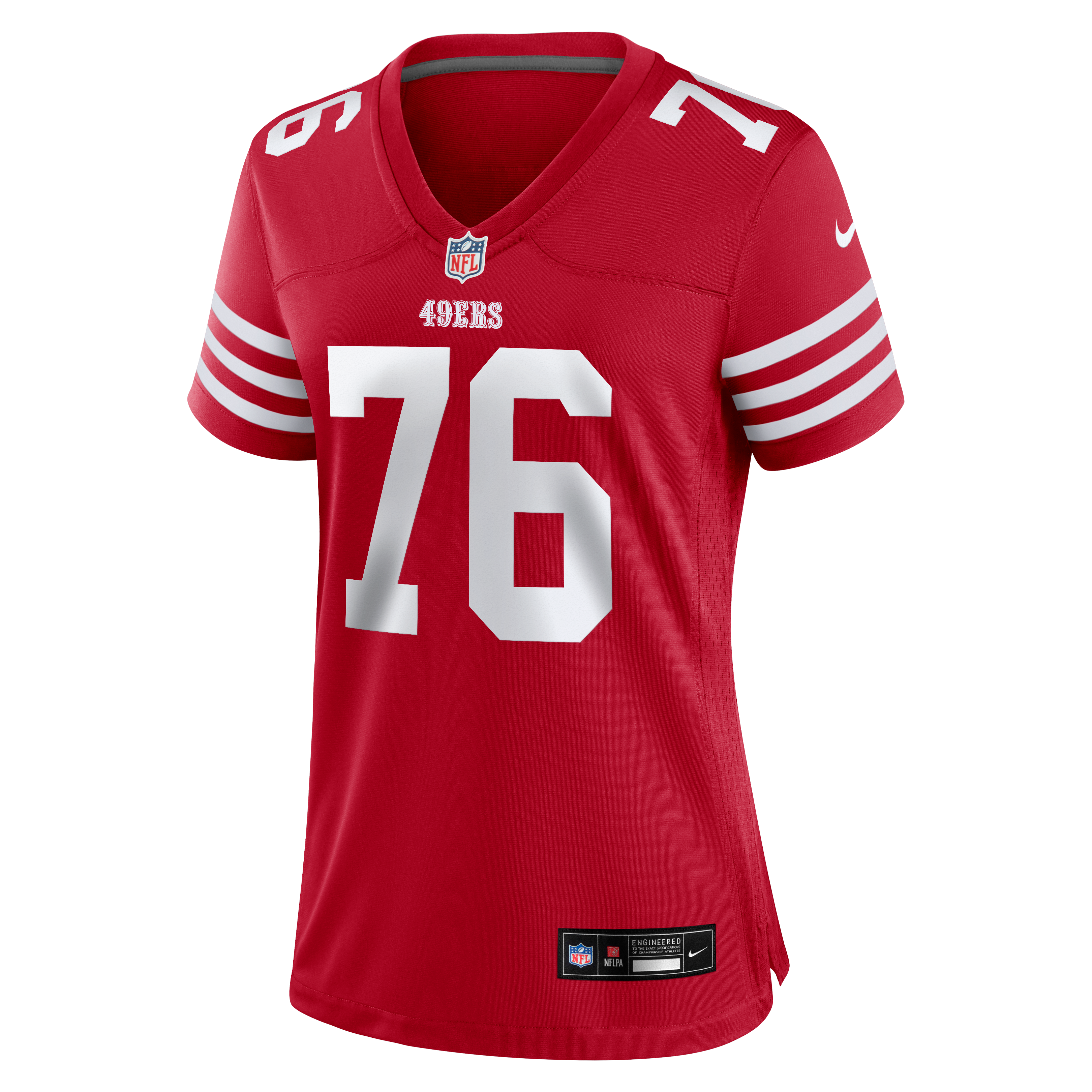 Osa Odighizuwa San Francisco 49ers Women's Team Game Jersey - Scarlet - Image 3
