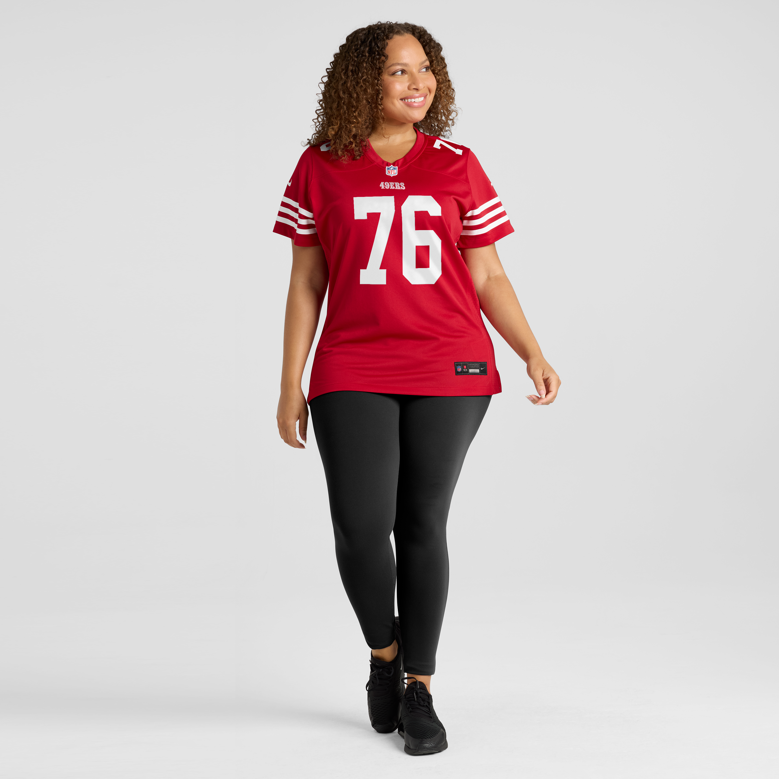Osa Odighizuwa San Francisco 49ers Women's Team Game Jersey - Scarlet - Image 7