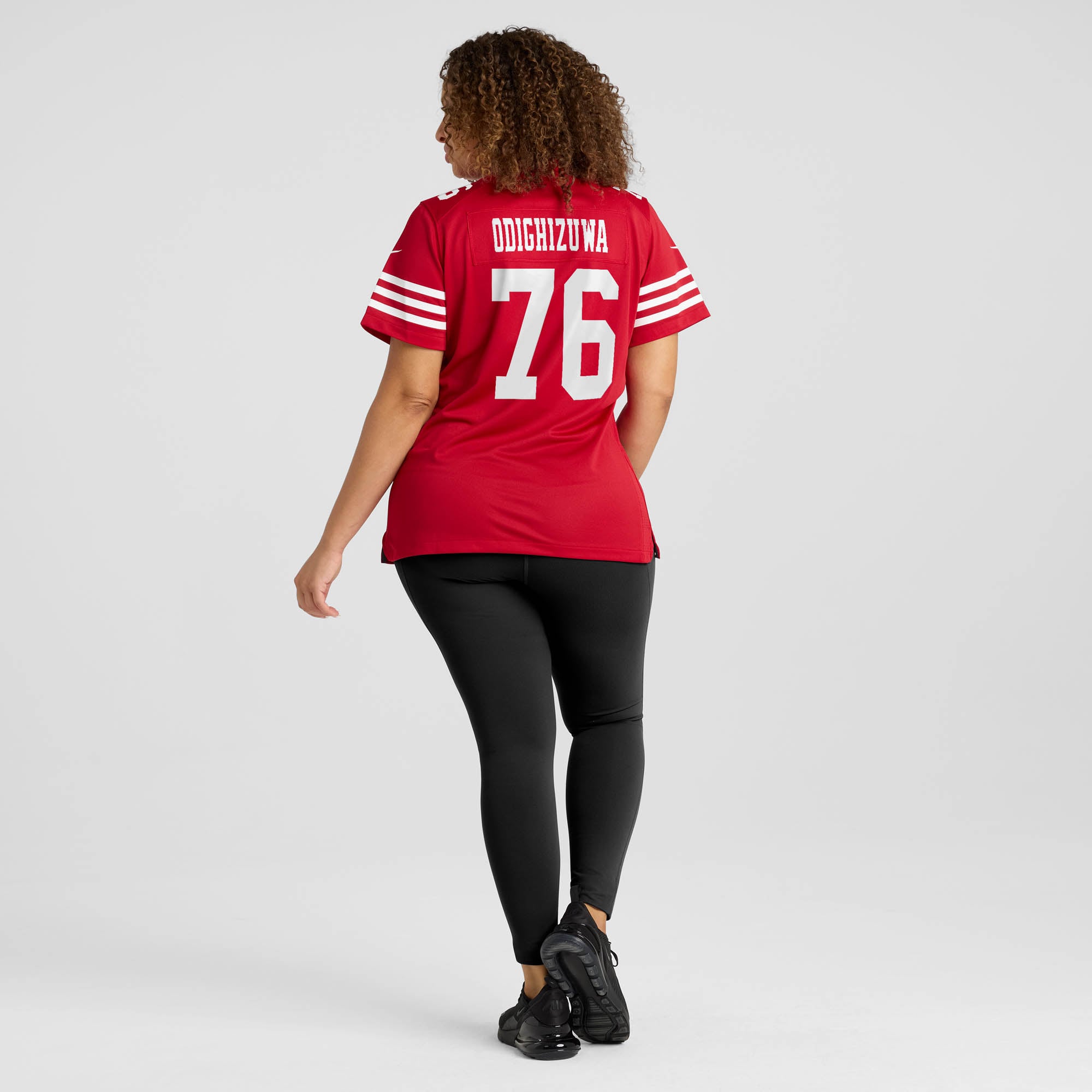 Osa Odighizuwa San Francisco 49ers Women's Team Game Jersey - Scarlet - Image 8