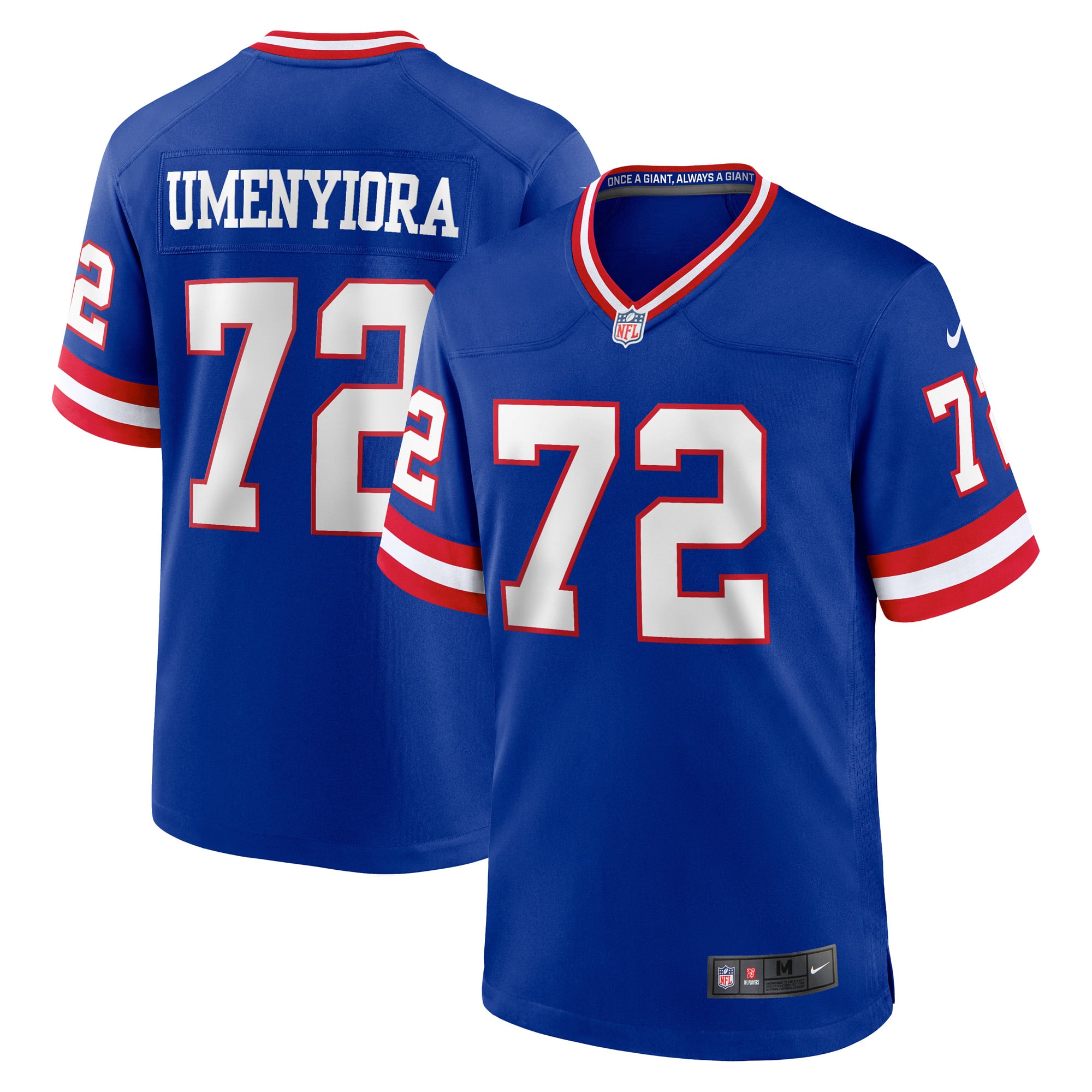 Osi Umenyiora New York Giants Retired Player Alternate Game Jersey - Royal - Image 2