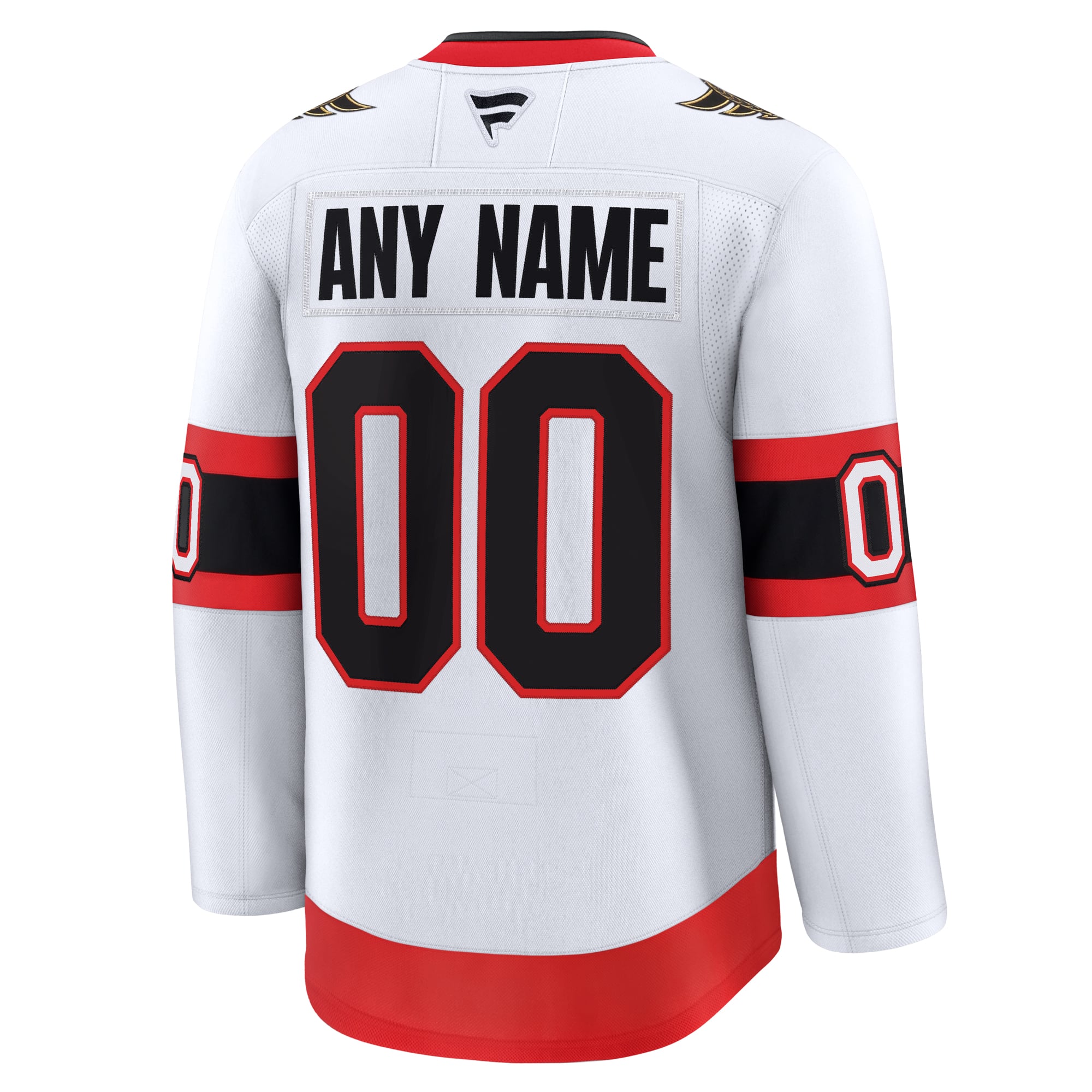 Ottawa Senators Alternate Custom Premium Jersey - White - Image 4