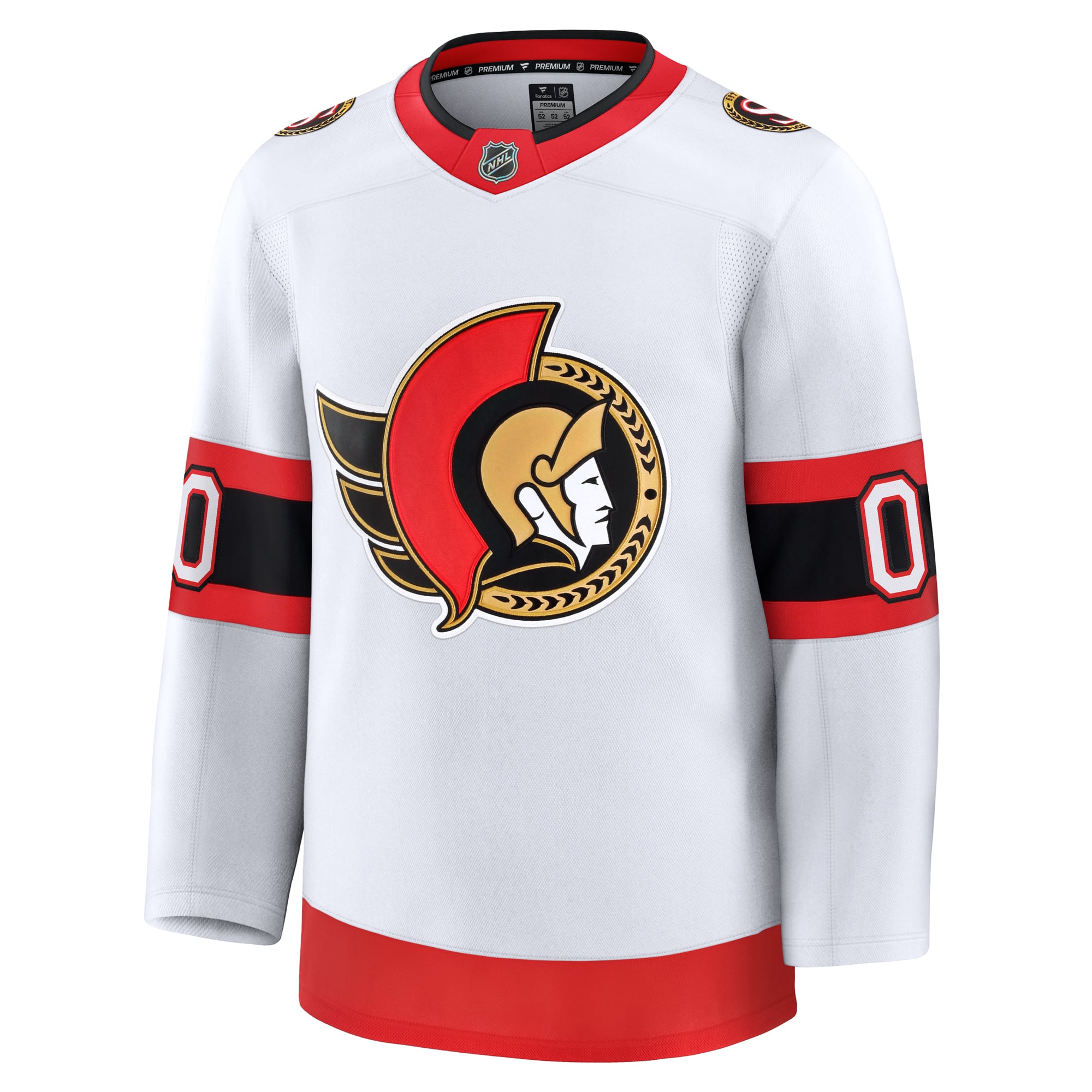 Ottawa Senators Alternate Custom Premium Jersey - White - Image 3