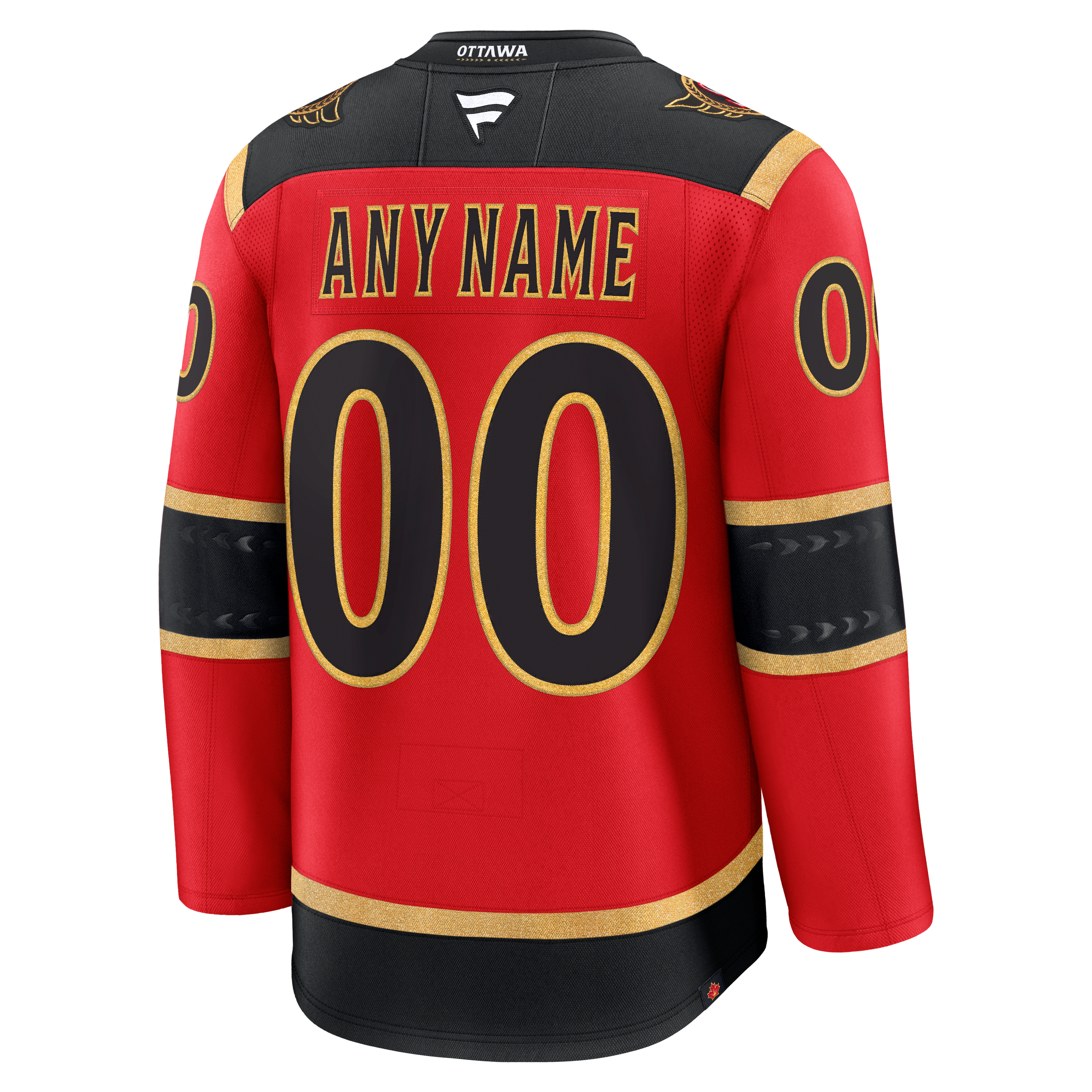Ottawa Senators Home Premium Custom Jersey - Red - Image 4