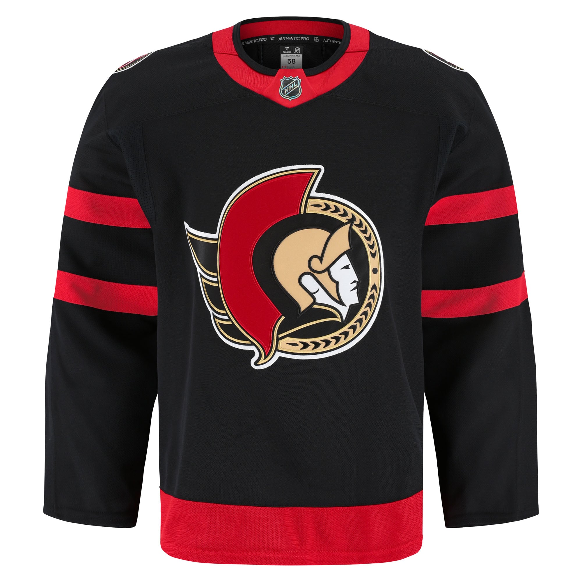 Ottawa Senators Home Pro Jersey - Black - Image 3