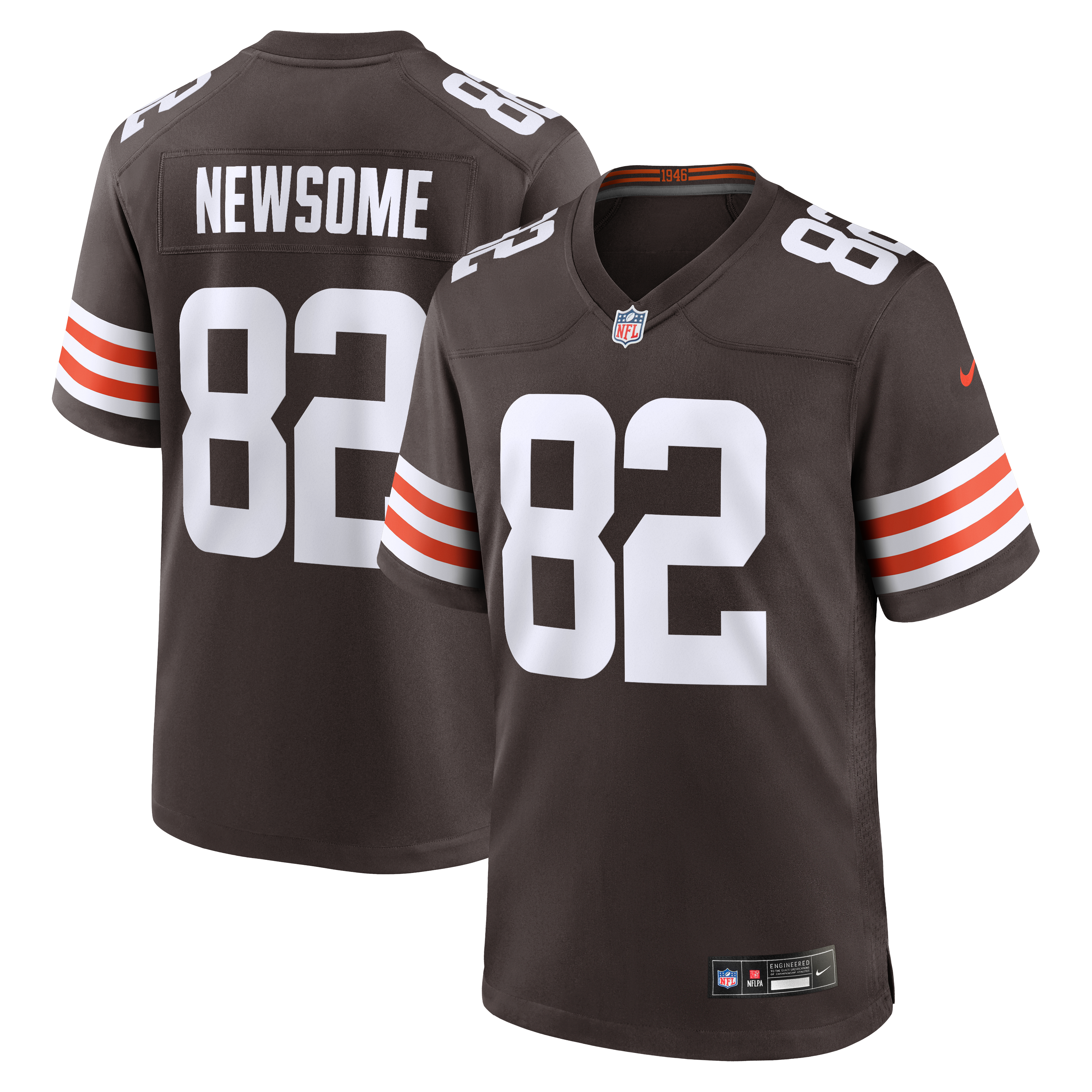 Ozzie Newsome Cleveland Browns Game Retired Player Jersey - Brown - Image 2