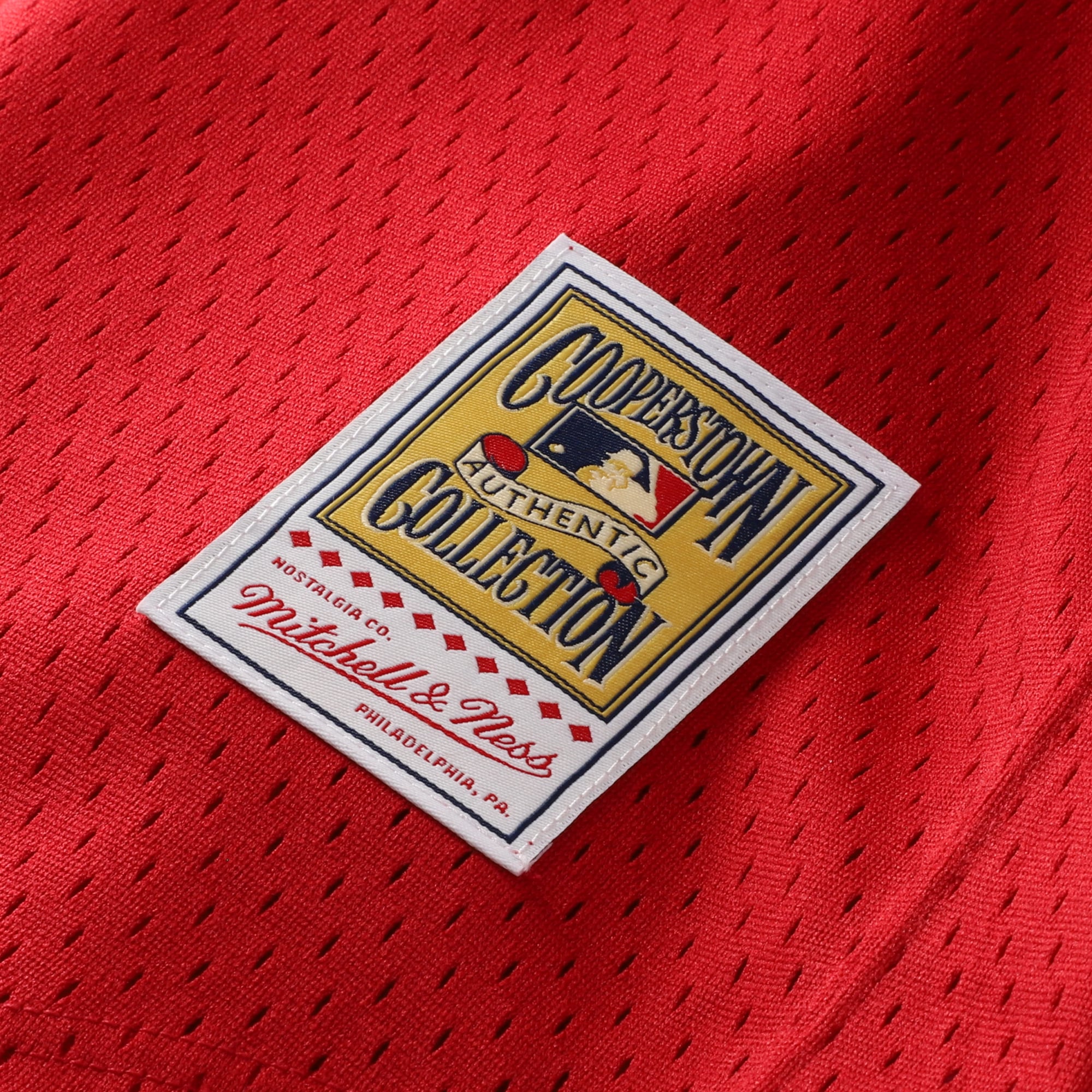 Ozzie Smith St. Louis Cardinals Youth Cooperstown Collection Mesh Batting Practice Jersey - Red - Image 8
