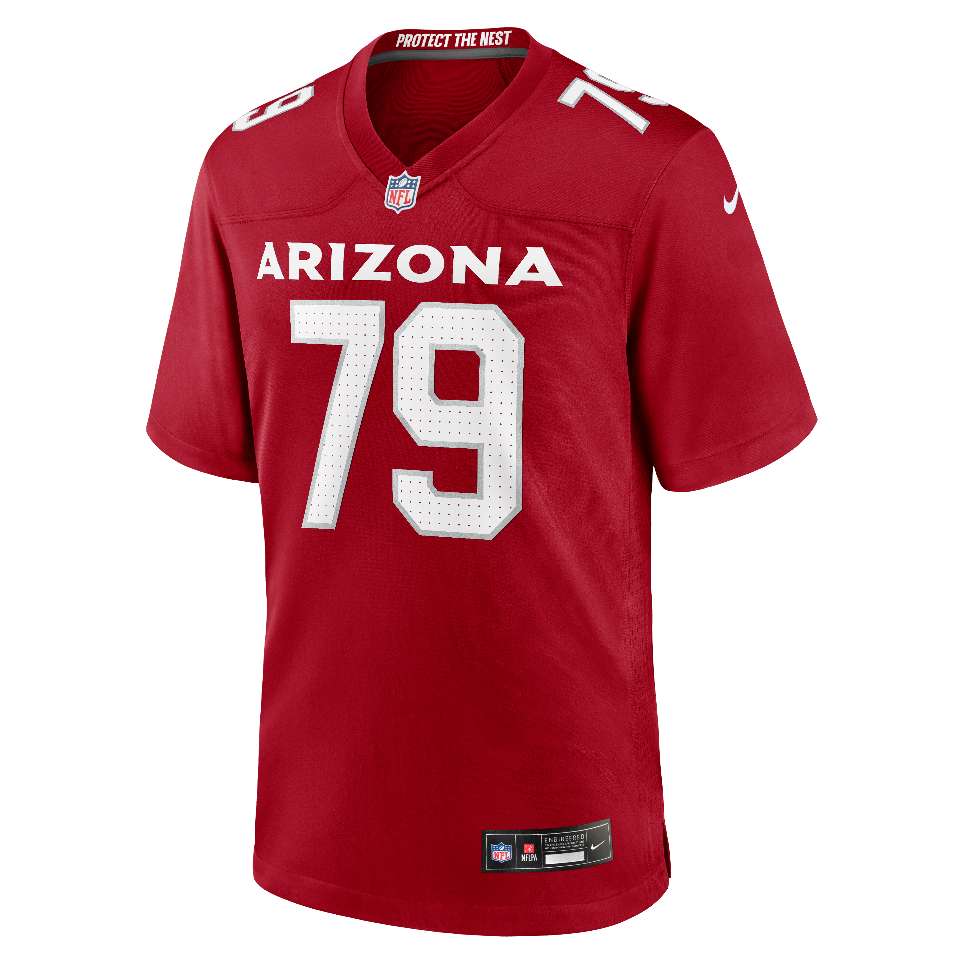 PJ Mustipher Arizona Cardinals Team Game Jersey - Cardinal - Image 3