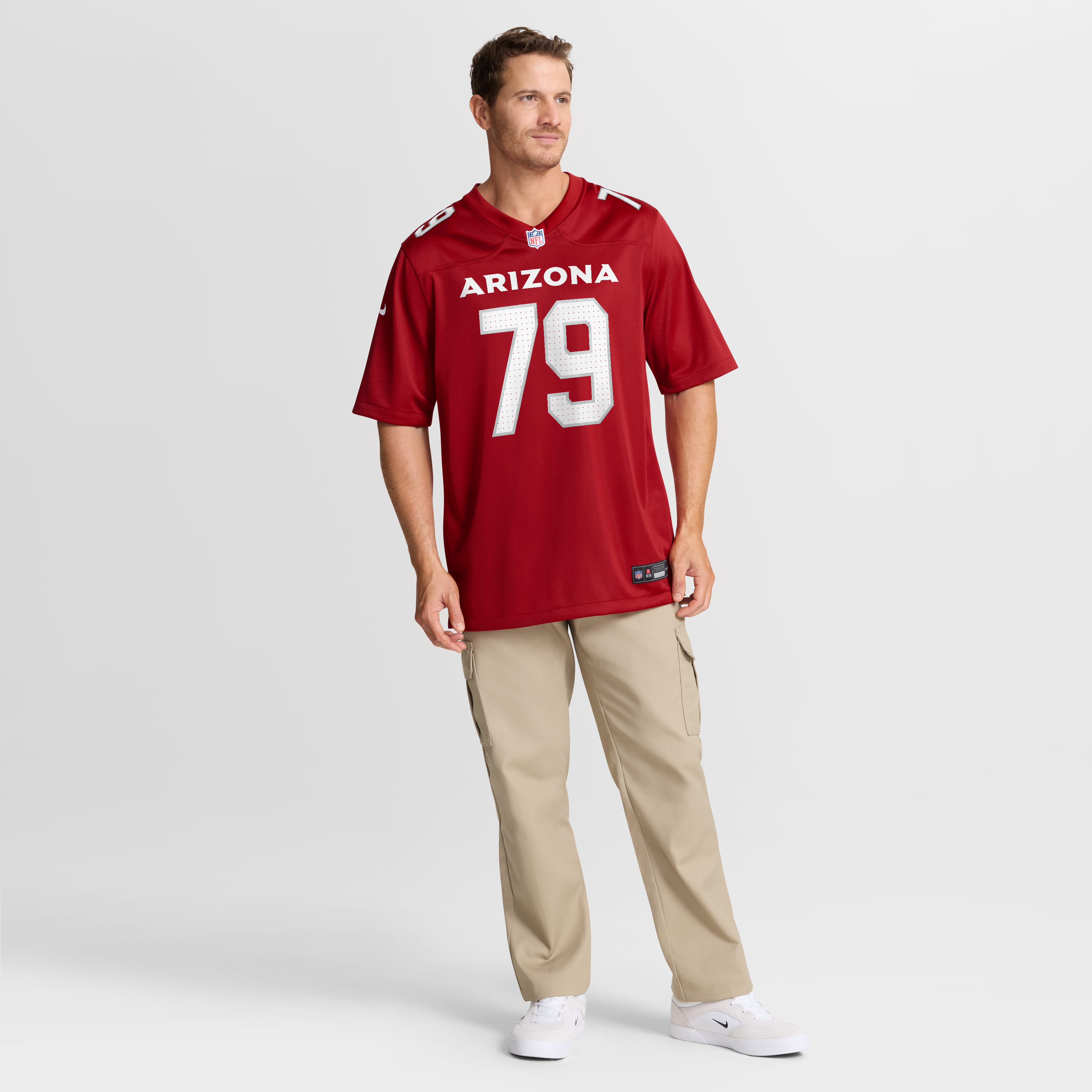 PJ Mustipher Arizona Cardinals Team Game Jersey - Cardinal - Image 8