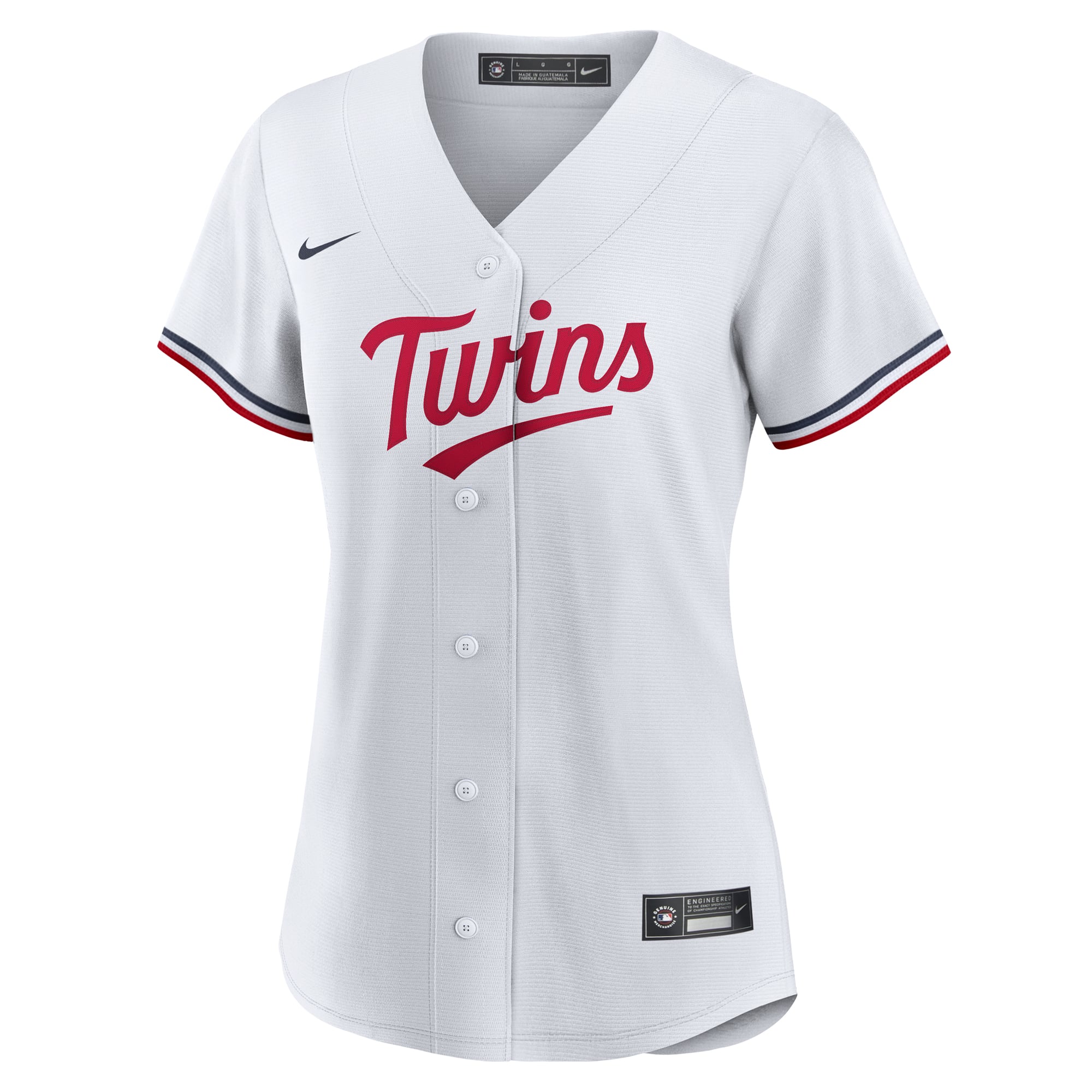 Pablo Lopez Minnesota Twins Women's Home Jersey - White - Image 3