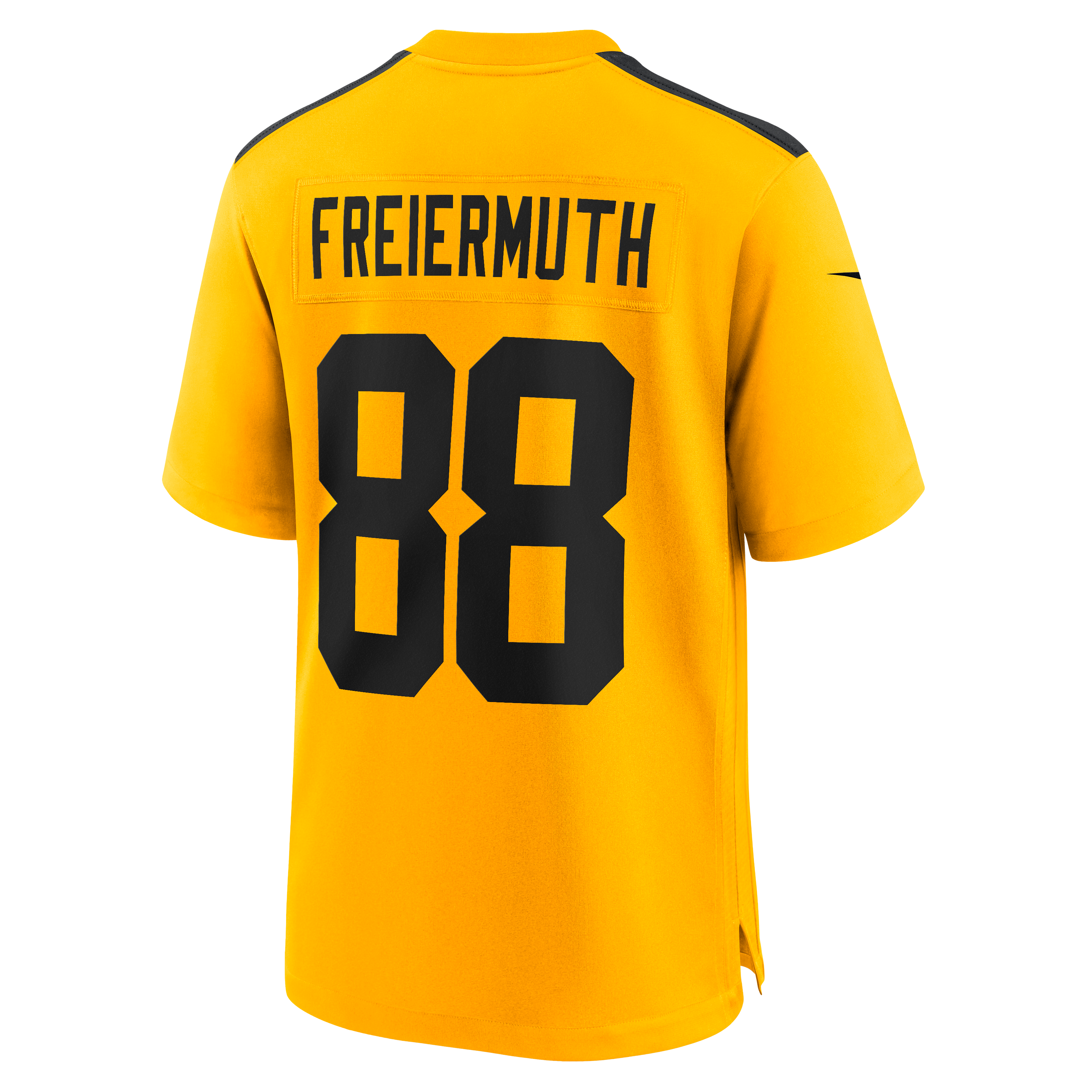 Pat Freiermuth Pittsburgh Steelers Alternate 1933 Throwback Game Jersey - Gold - Image 9