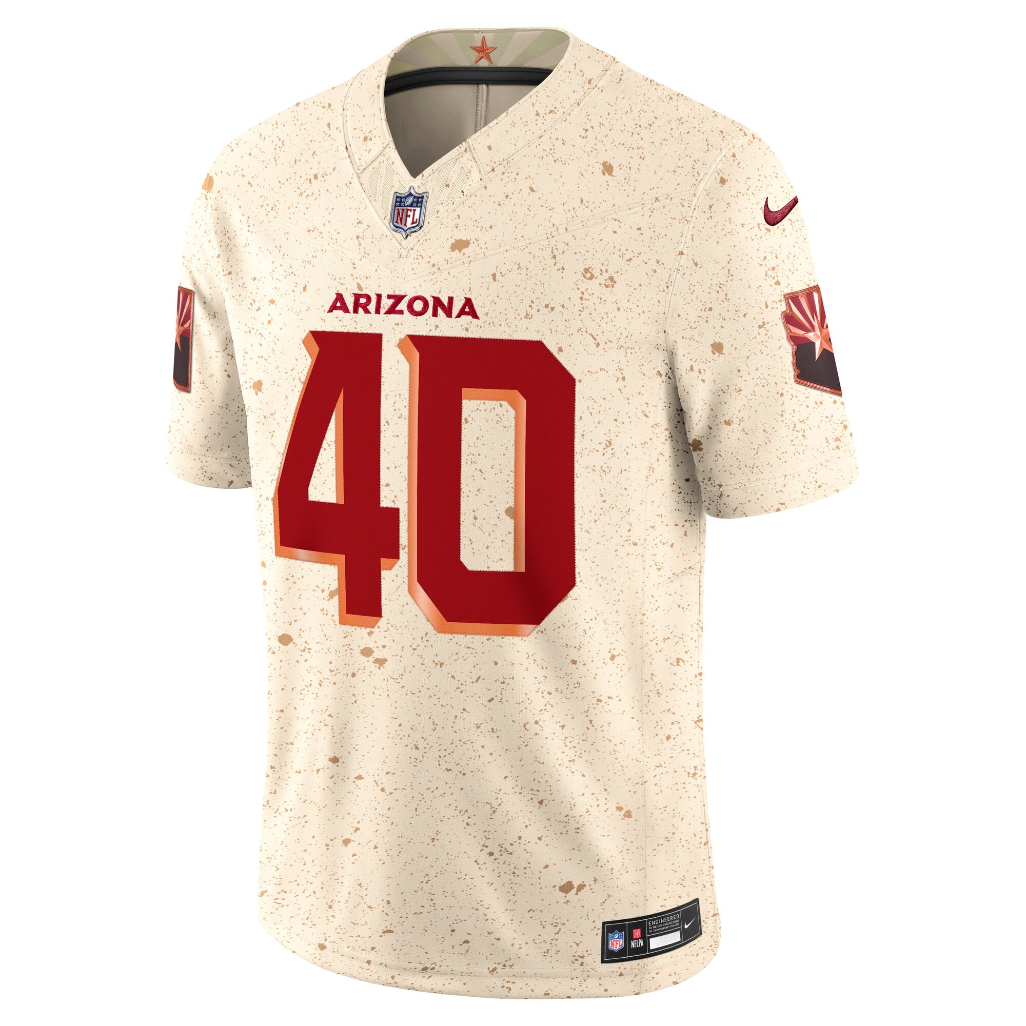 Pat Tillman Arizona Cardinals 2025 Rivalries Collection Stitched Limited Jersey - Natural - Image 3