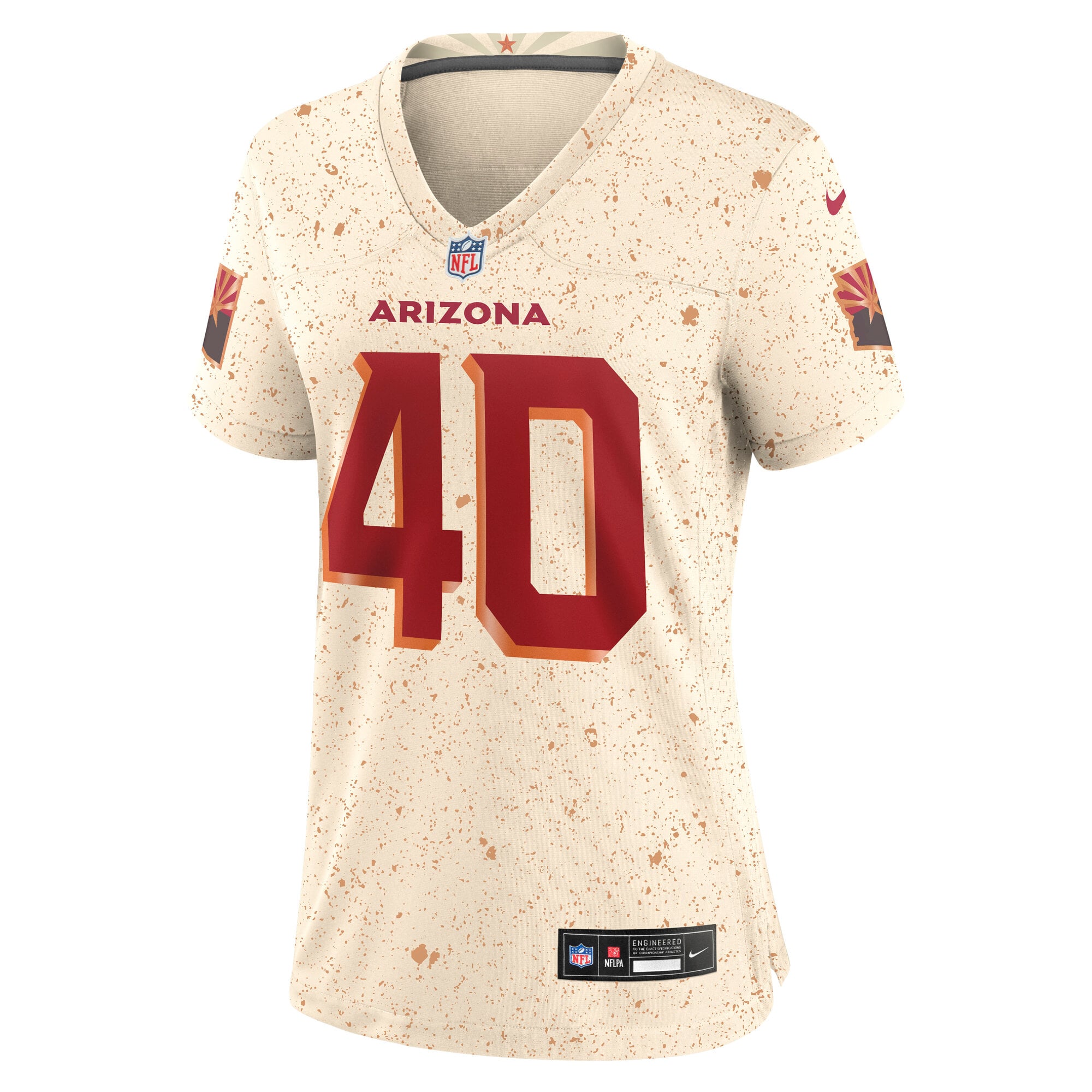 Pat Tillman Arizona Cardinals Women's 2025 Rivalries Collection Retired Player Game Jersey - Natural - Image 3