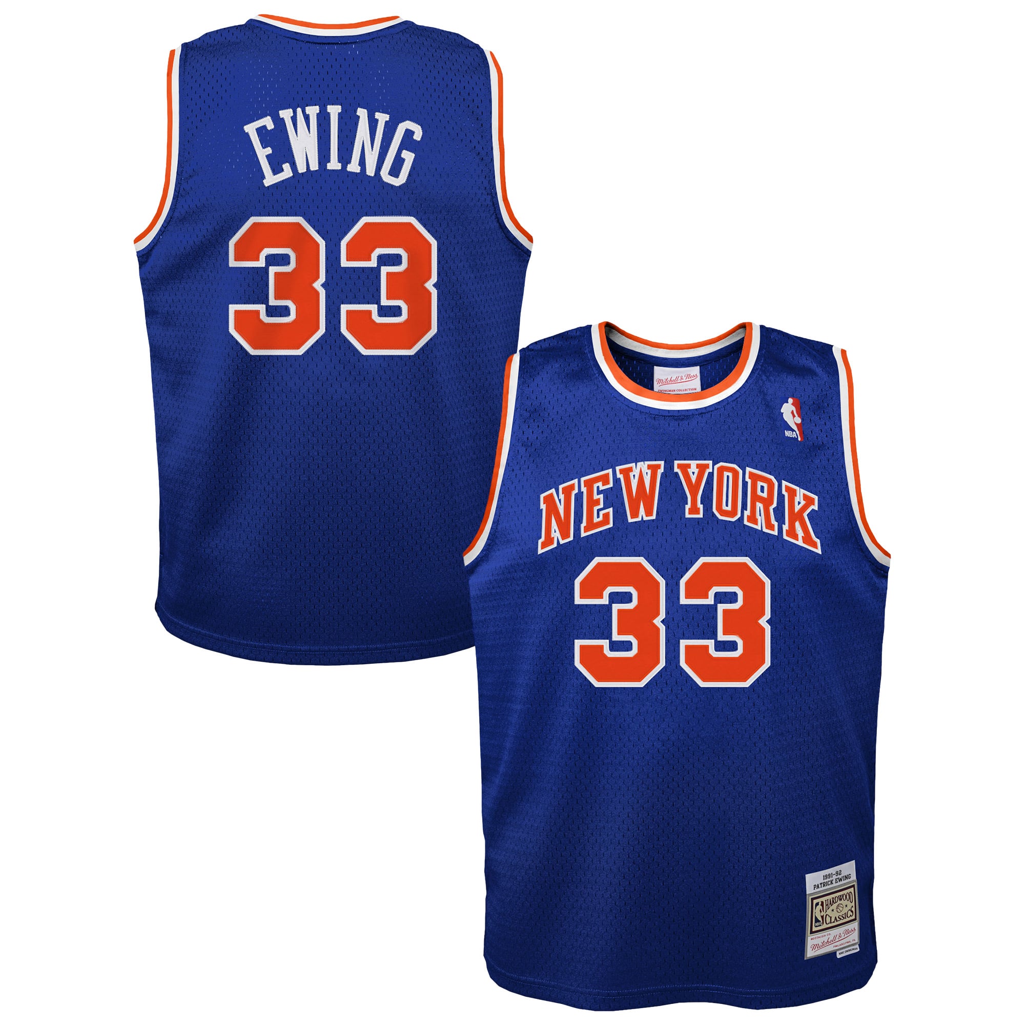 Patrick Ewing New York Knicks Toddler 1991/92 Swingman Jersey - Blue - Image 2