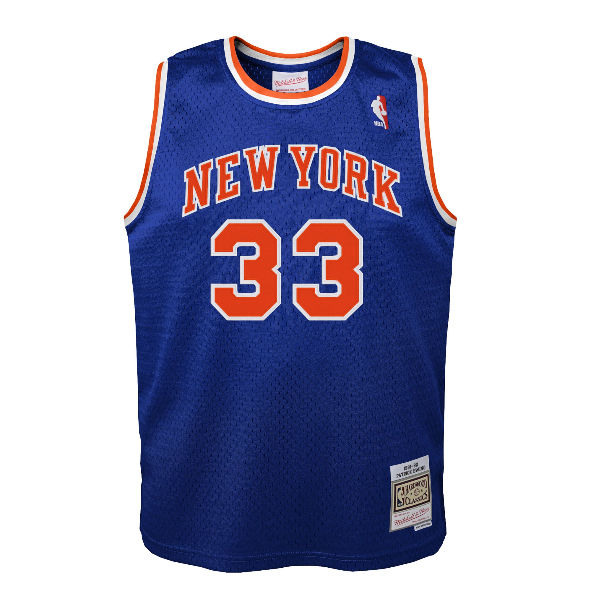 Patrick Ewing New York Knicks Toddler 1991/92 Swingman Jersey - Blue - Image 3