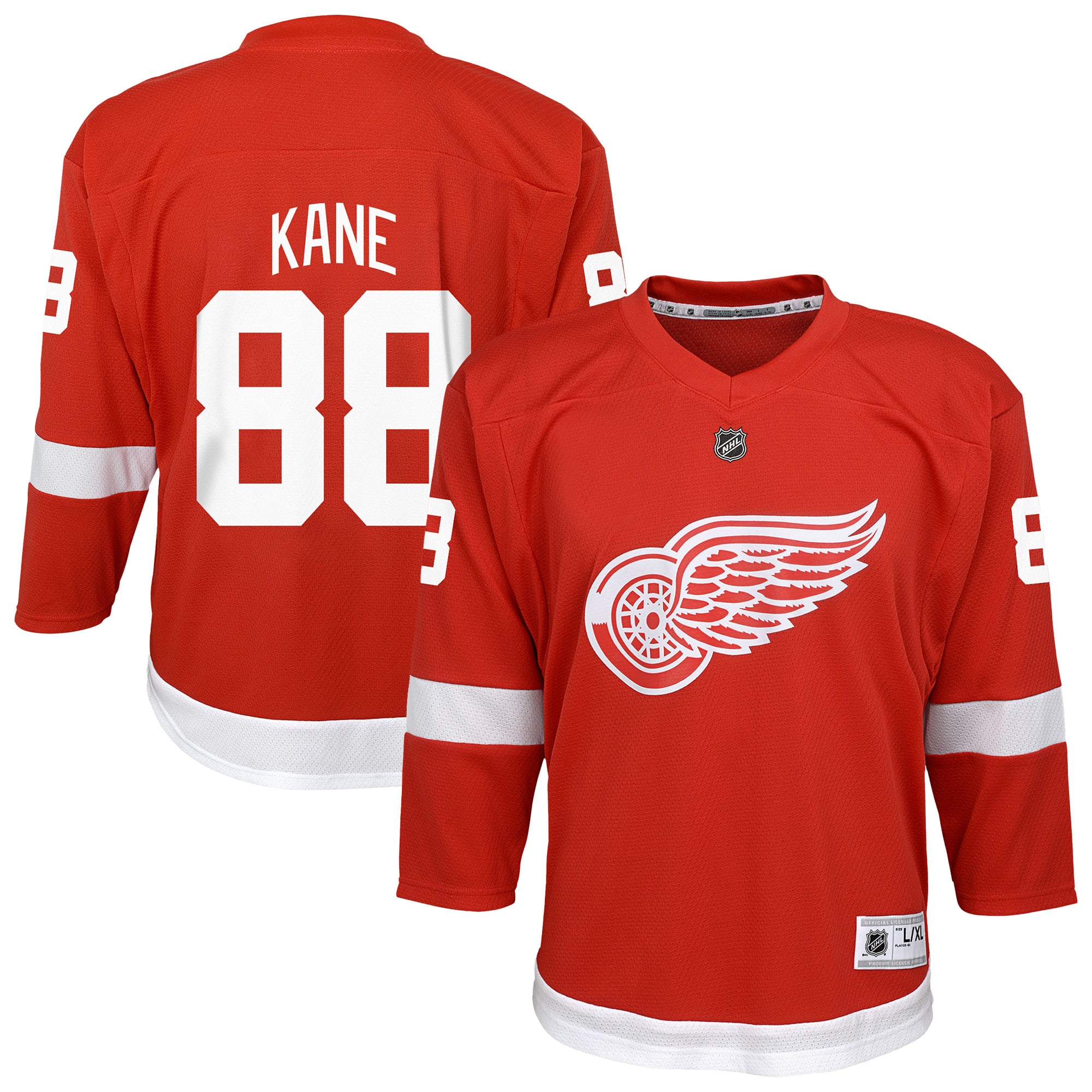 Patrick Kane Detroit Red Wings Youth Home Player Jersey - Red - Image 2