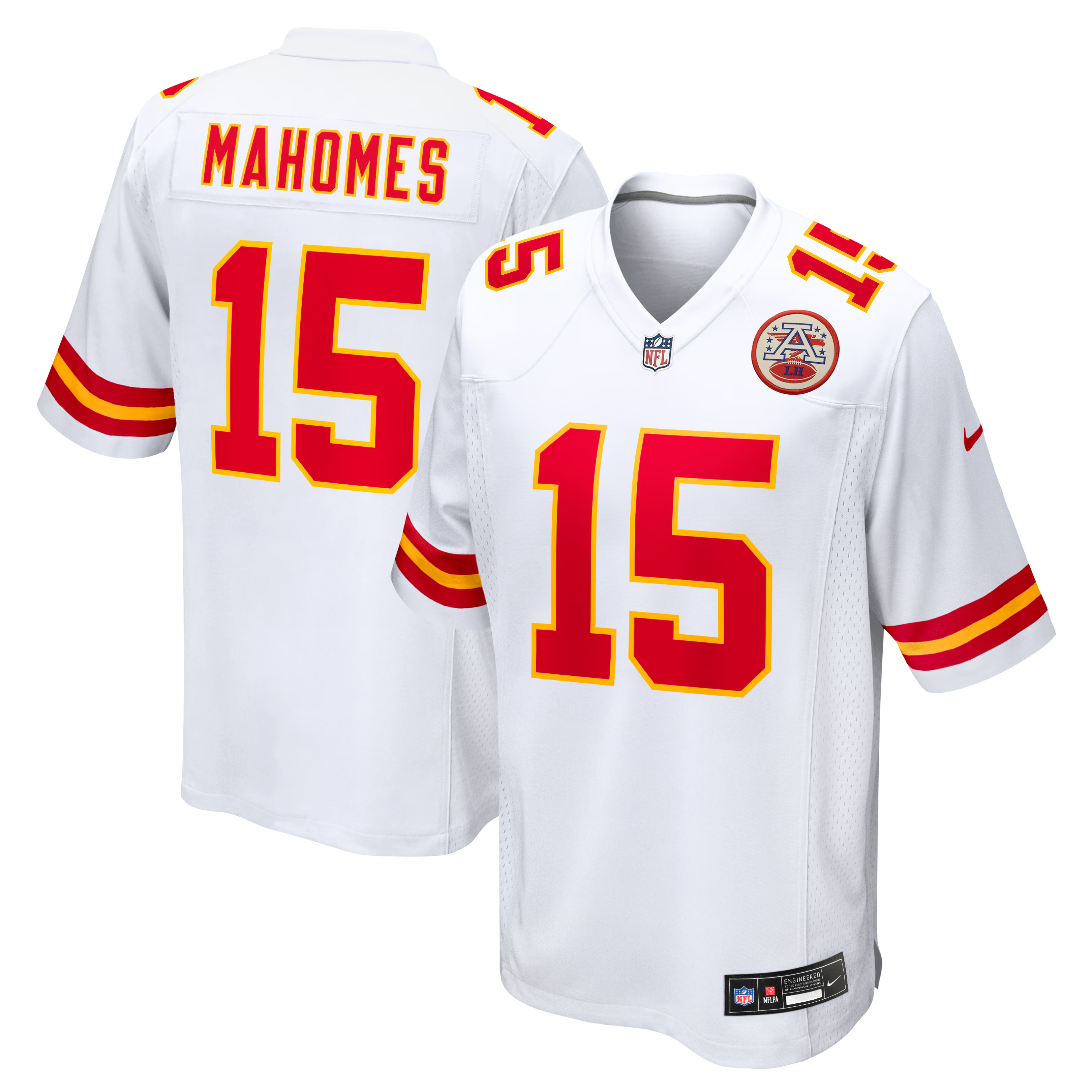 Patrick Mahomes Kansas City Chiefs Game Jersey - White - White - Image 2
