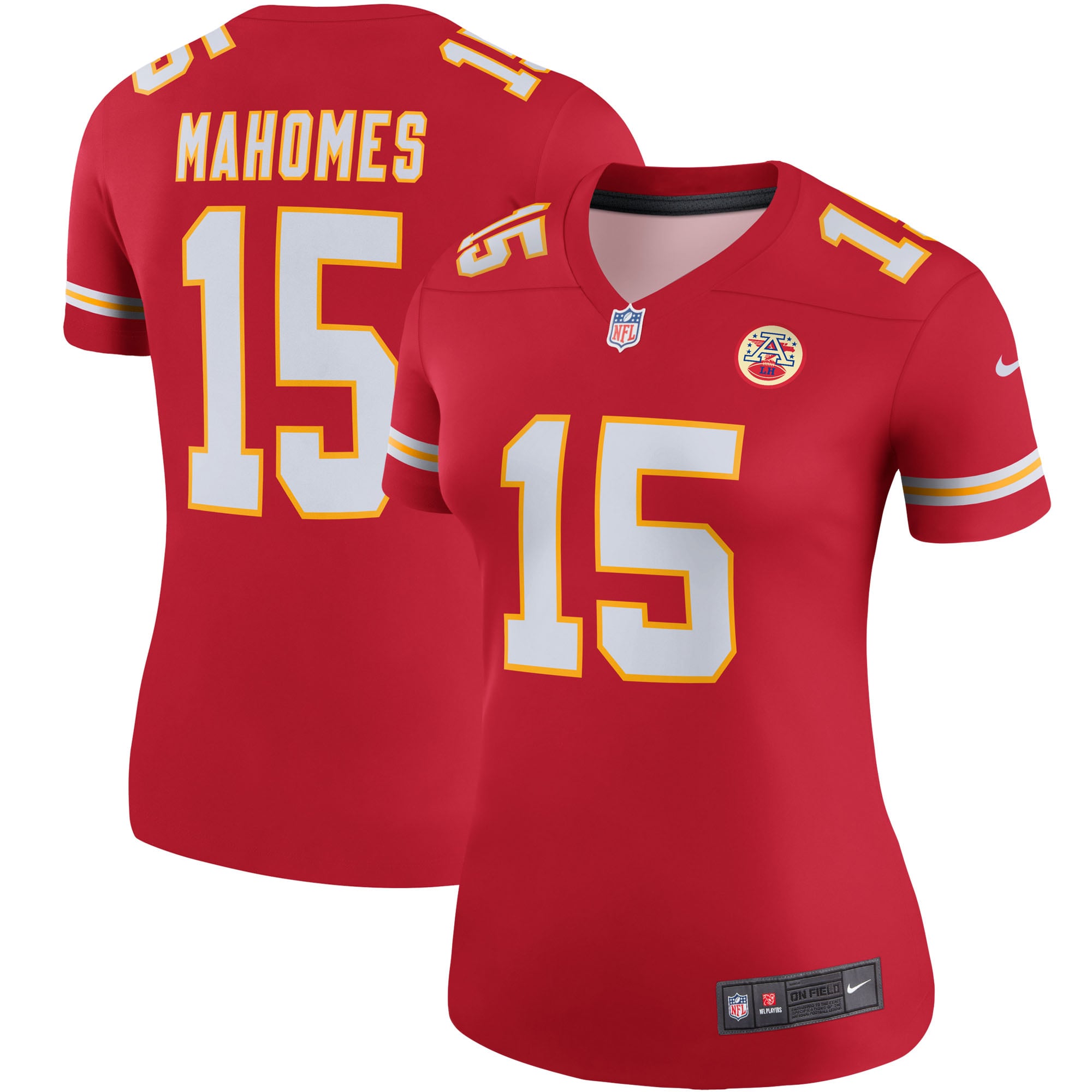 Patrick Mahomes Kansas City Chiefs Women's Legend Player Performance Top - Red - Image 2