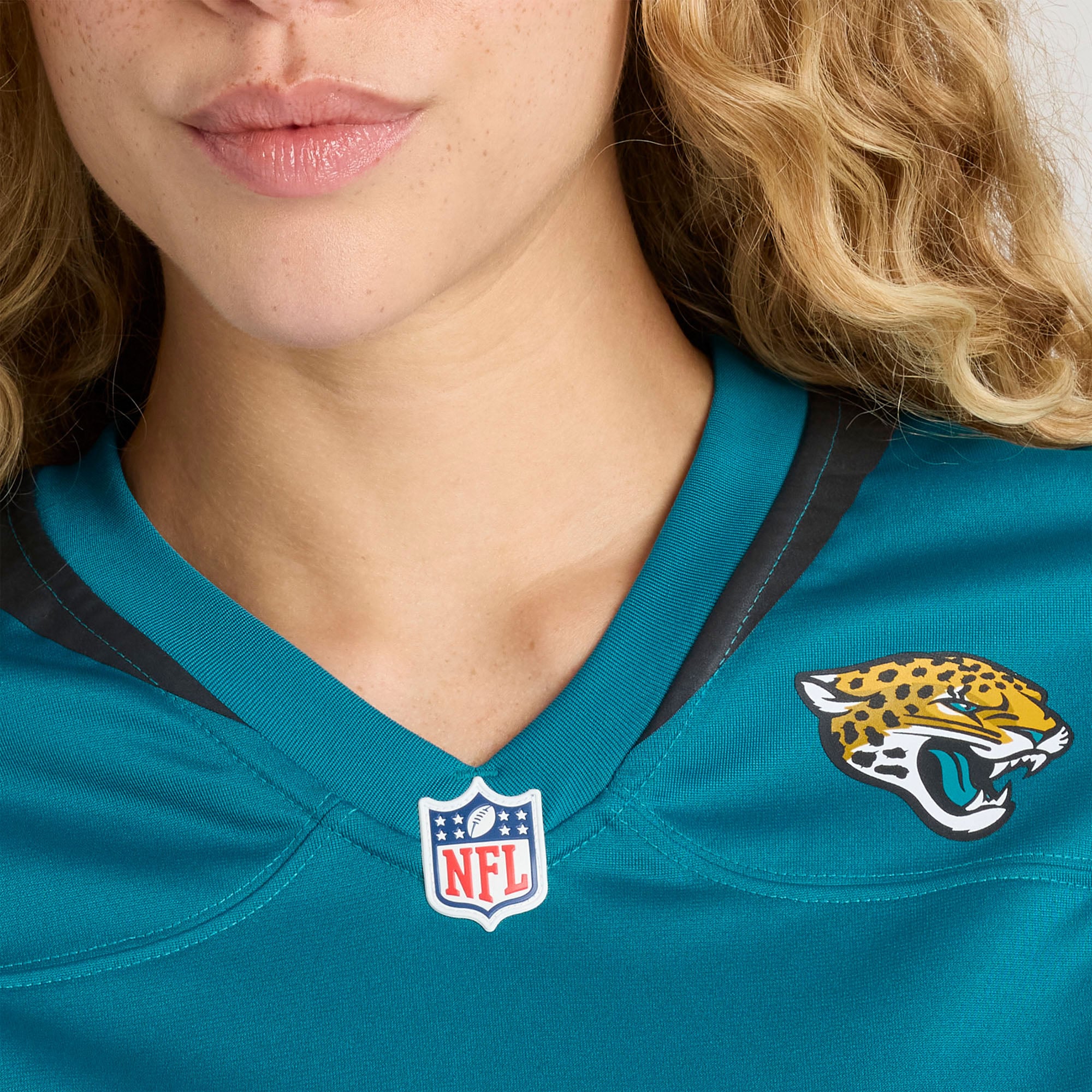 Patrick Mekari Jacksonville Jaguars Women's Team Game Jersey - Teal - Image 9