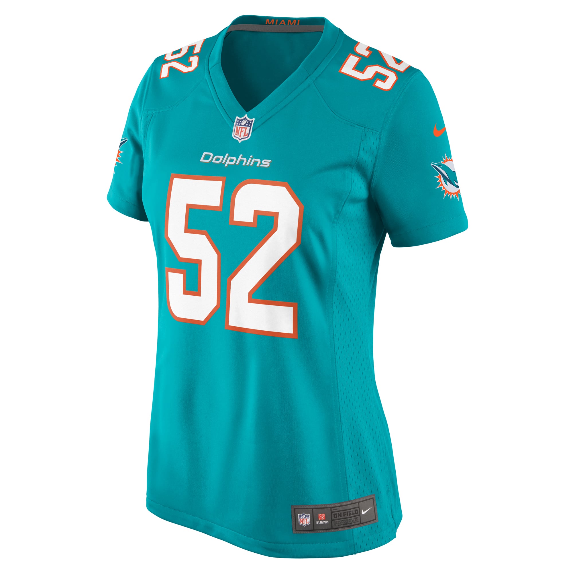 Patrick Paul Miami Dolphins Women's Game Jersey - Aqua - Image 3
