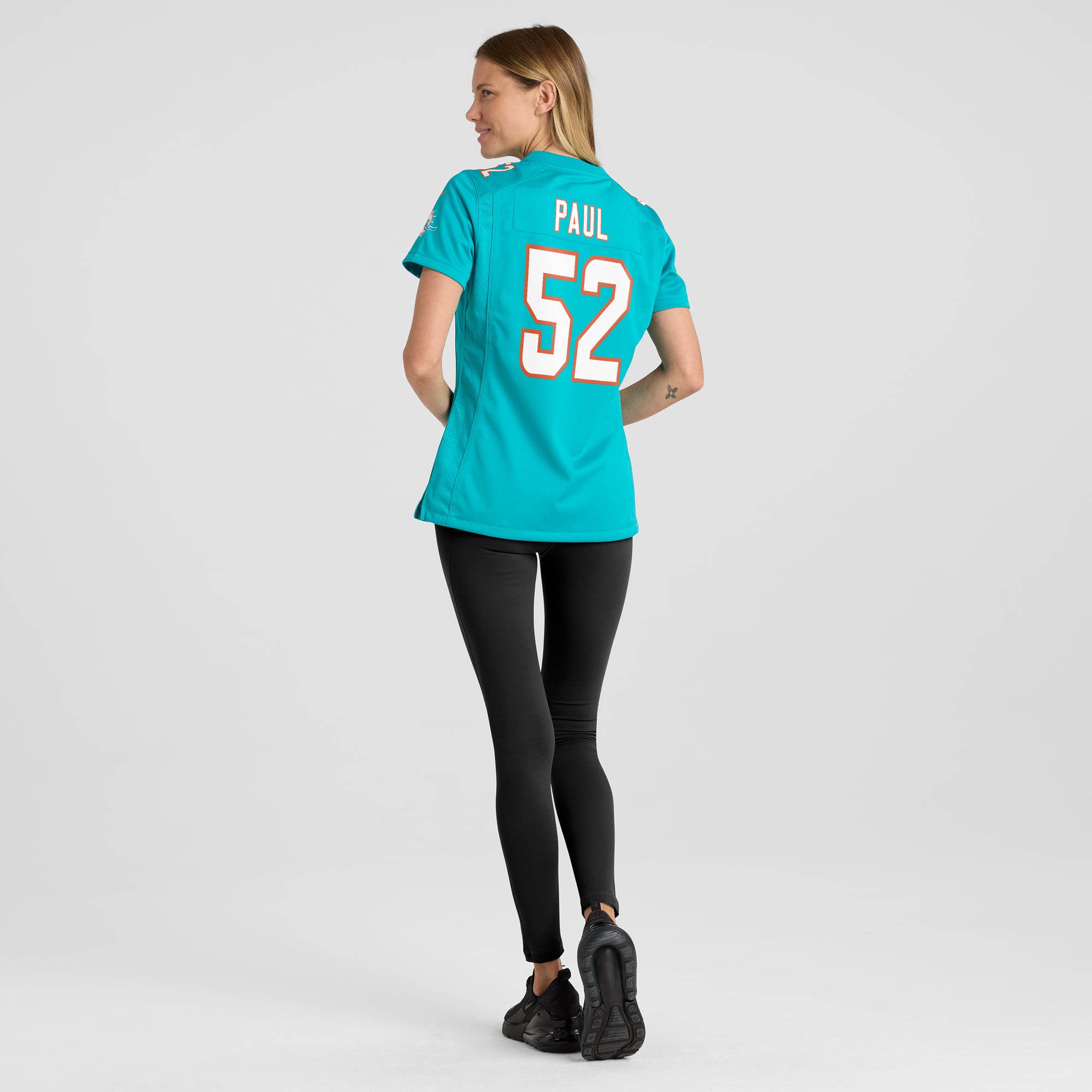 Patrick Paul Miami Dolphins Women's Game Jersey - Aqua - Image 6