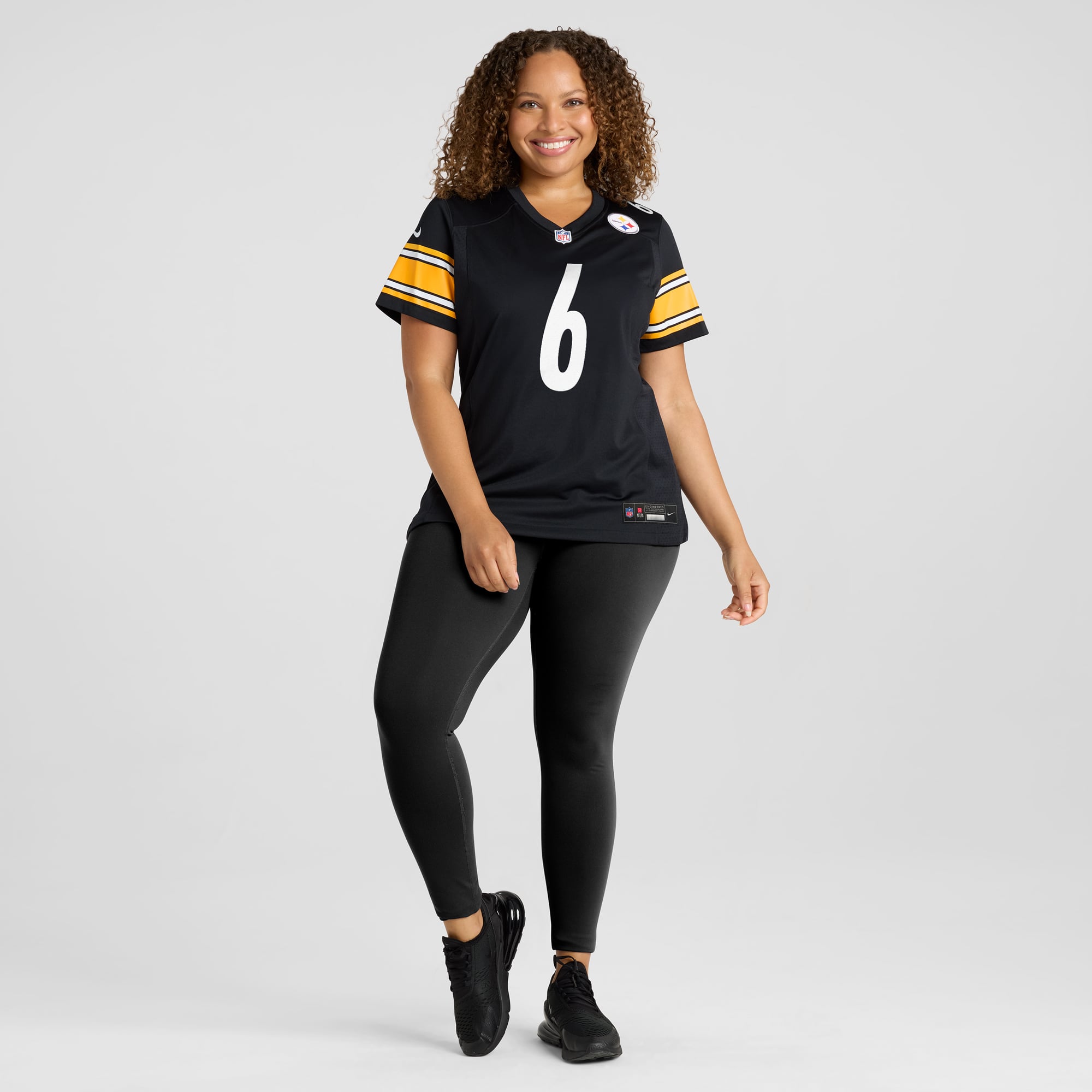 Patrick Queen Pittsburgh Steelers Women's Team Game Jersey - Black - Image 7
