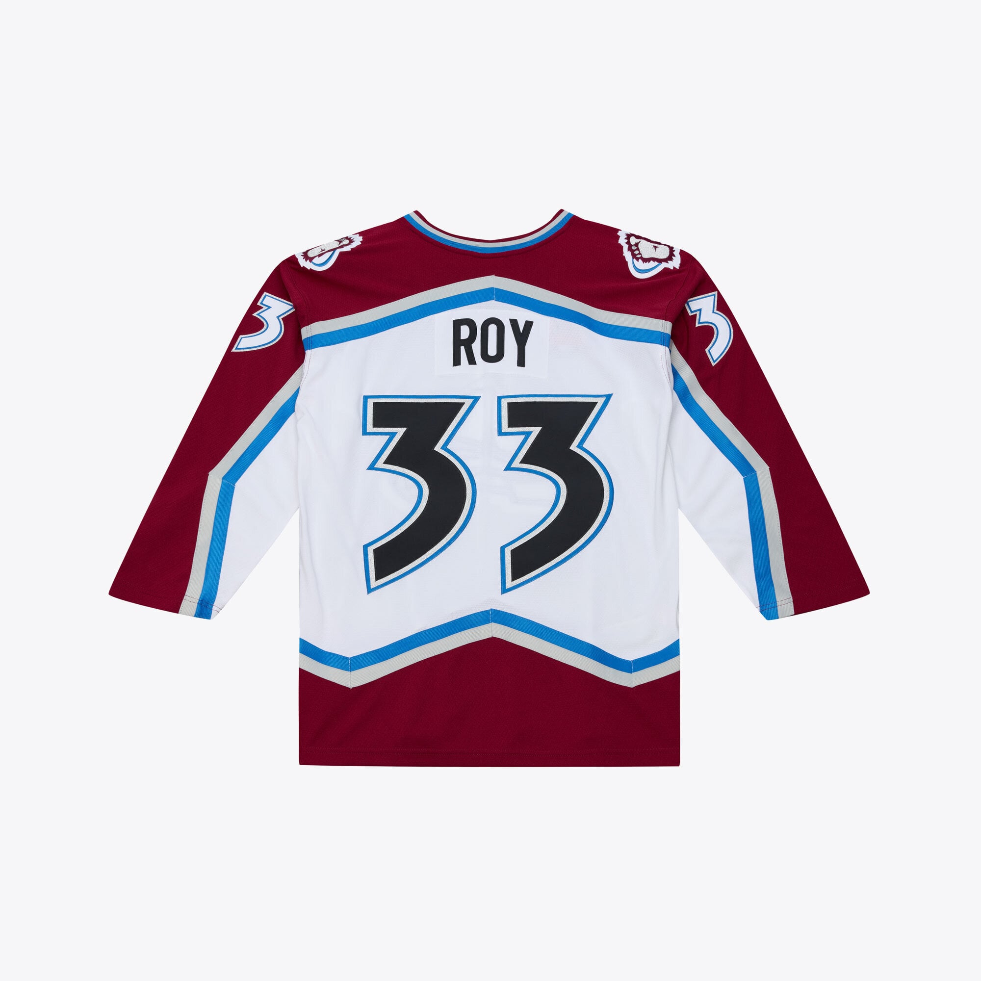 Patrick Roy Colorado Avalanche 1995 Power Play Jersey - White - Image 3