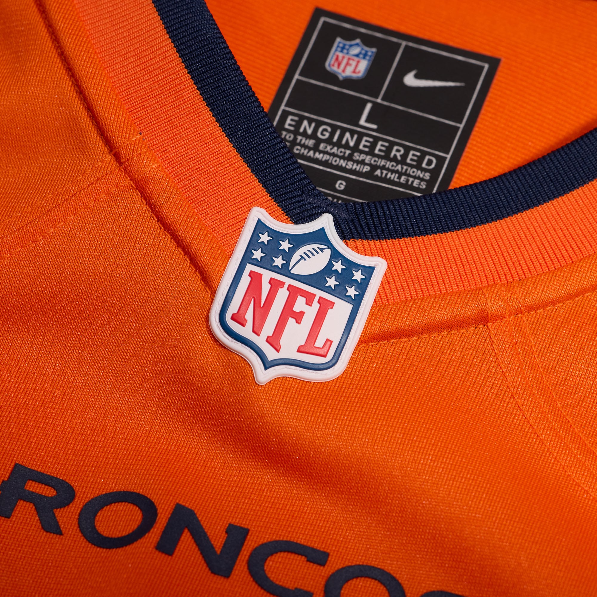 Patrick Surtain II Denver Broncos Alternate Game Jersey - Orange - Image 5