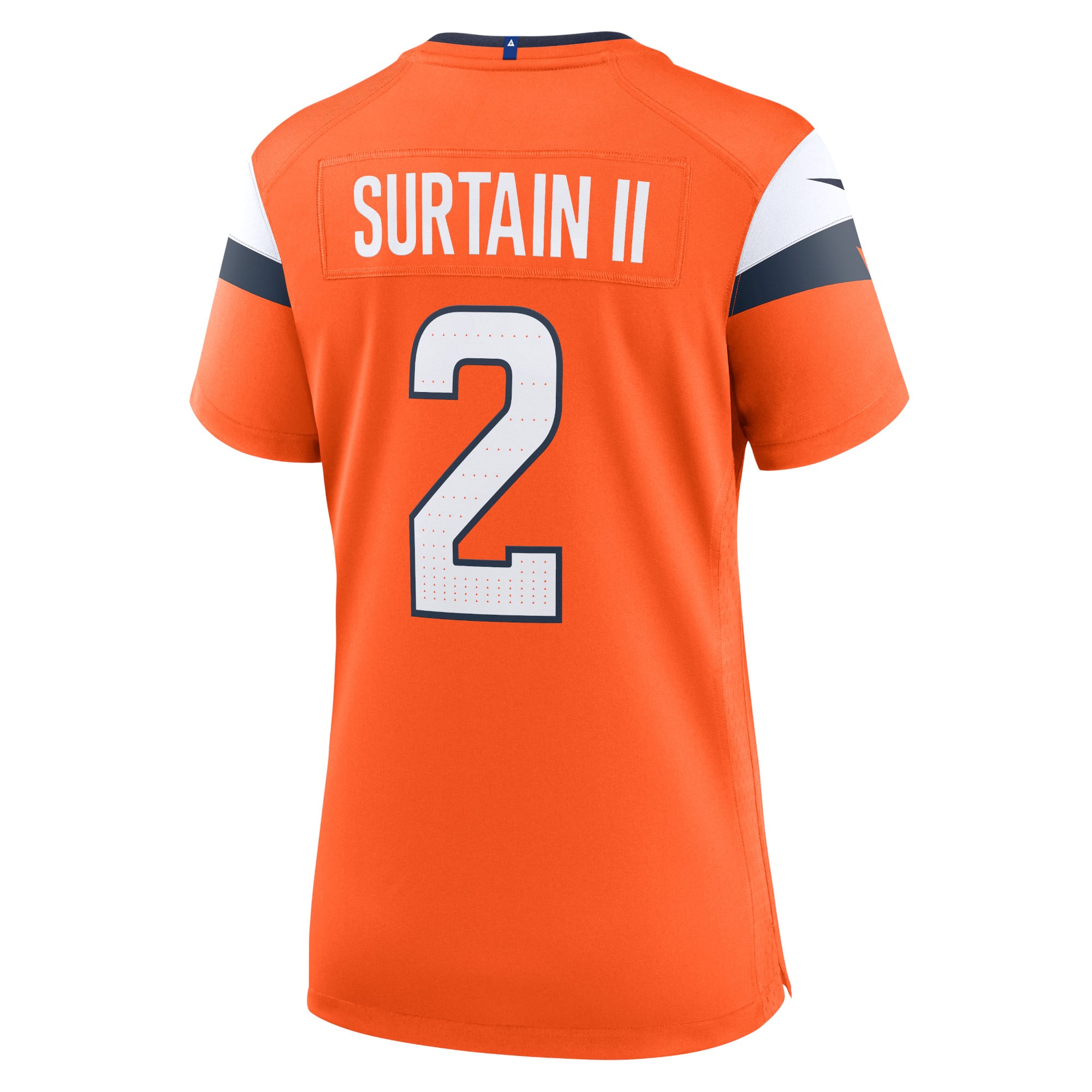 Patrick Surtain II Denver Broncos Women's Alternate Game Jersey - Orange - Image 4