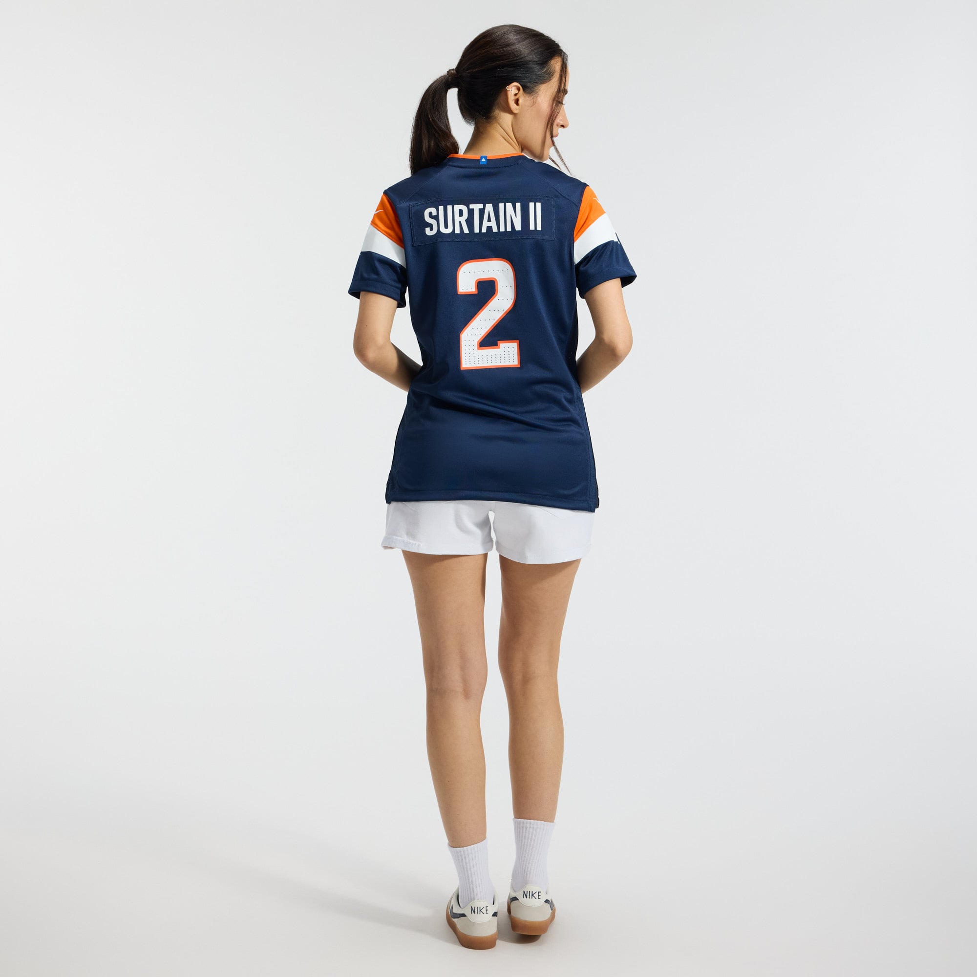Patrick Surtain II Denver Broncos Women's Team Game Jersey - Navy - Image 7