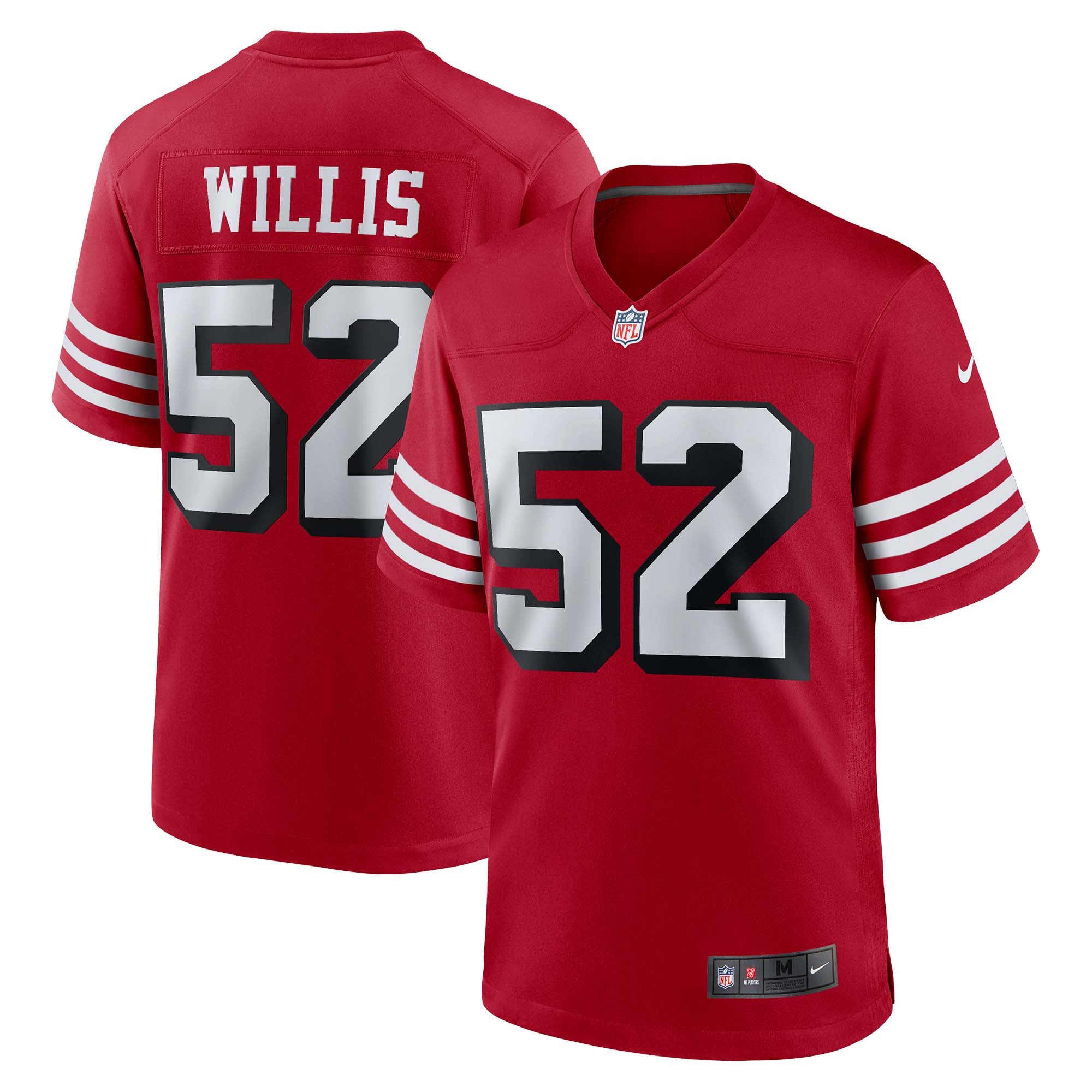 Patrick Willis San Francisco 49ers Retired Player Alternate Game Jersey - Scarlet - Image 2