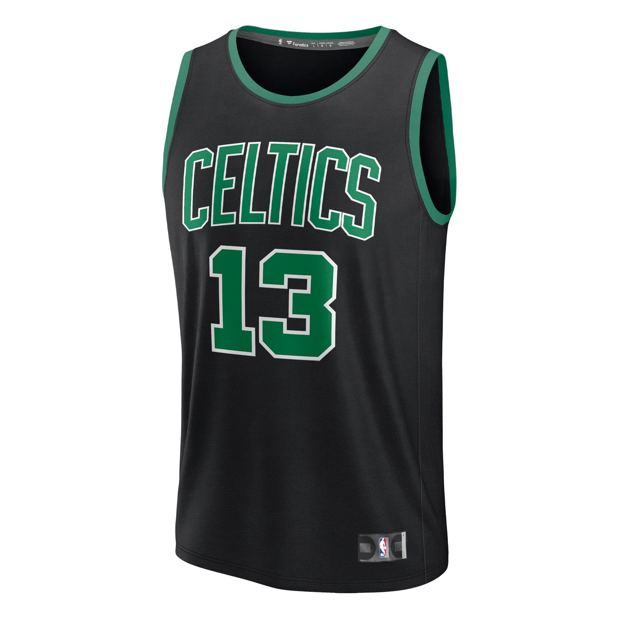 Paul George Boston Celtics Youth Fast Break Jersey - Black - Statement Edition - Image 3