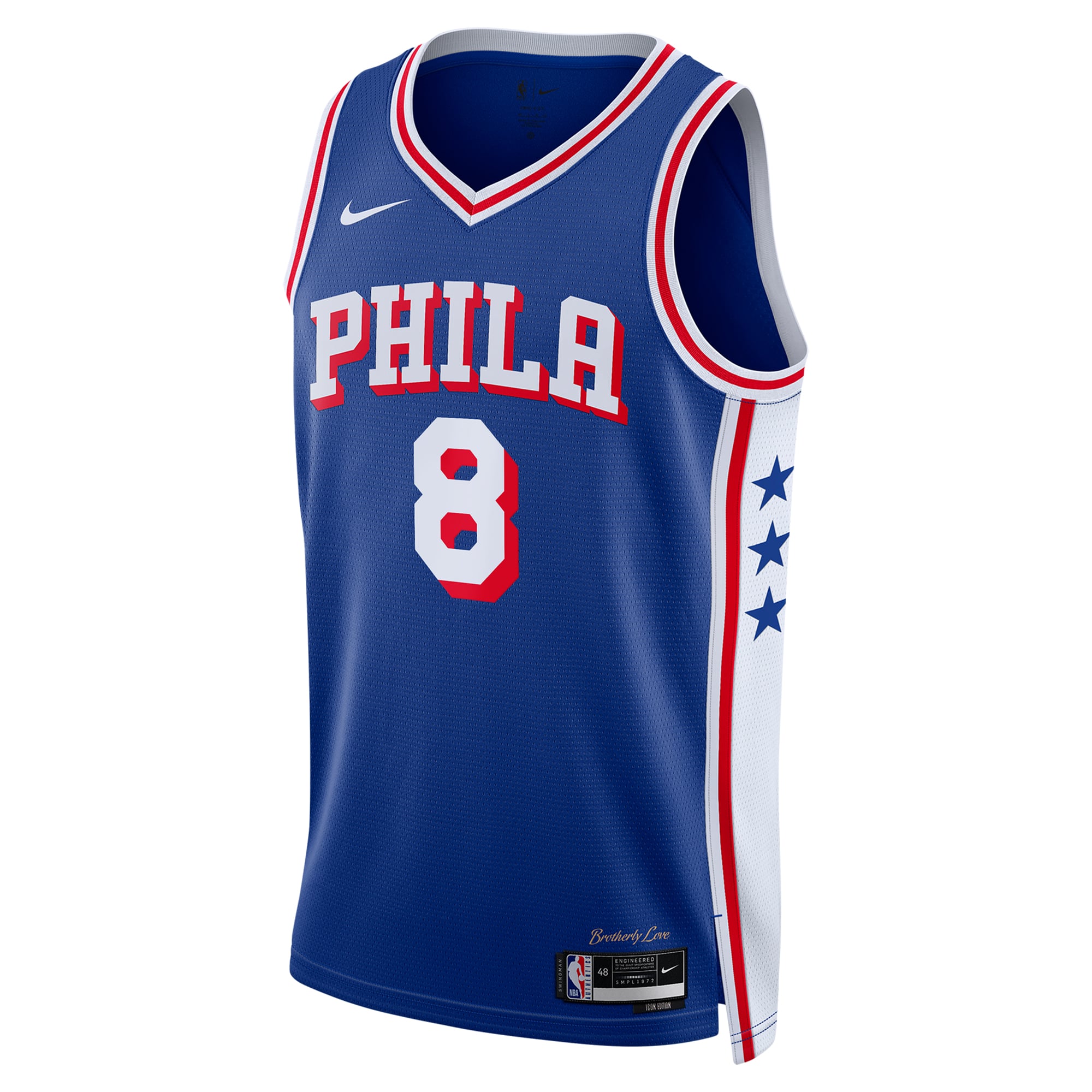 Paul George Philadelphia 76ers Unisex 2024 Offseason Addition Swingman Jersey - Royal - Image 3