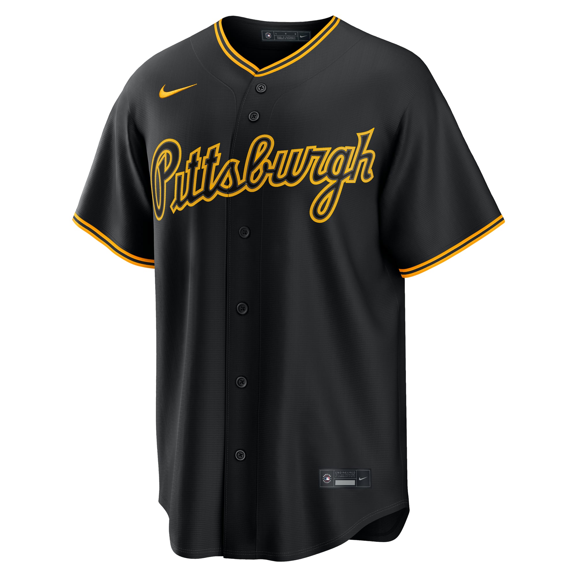 Paul Skenes Pittsburgh Pirates Alternate 2 Jersey - Black - Image 3