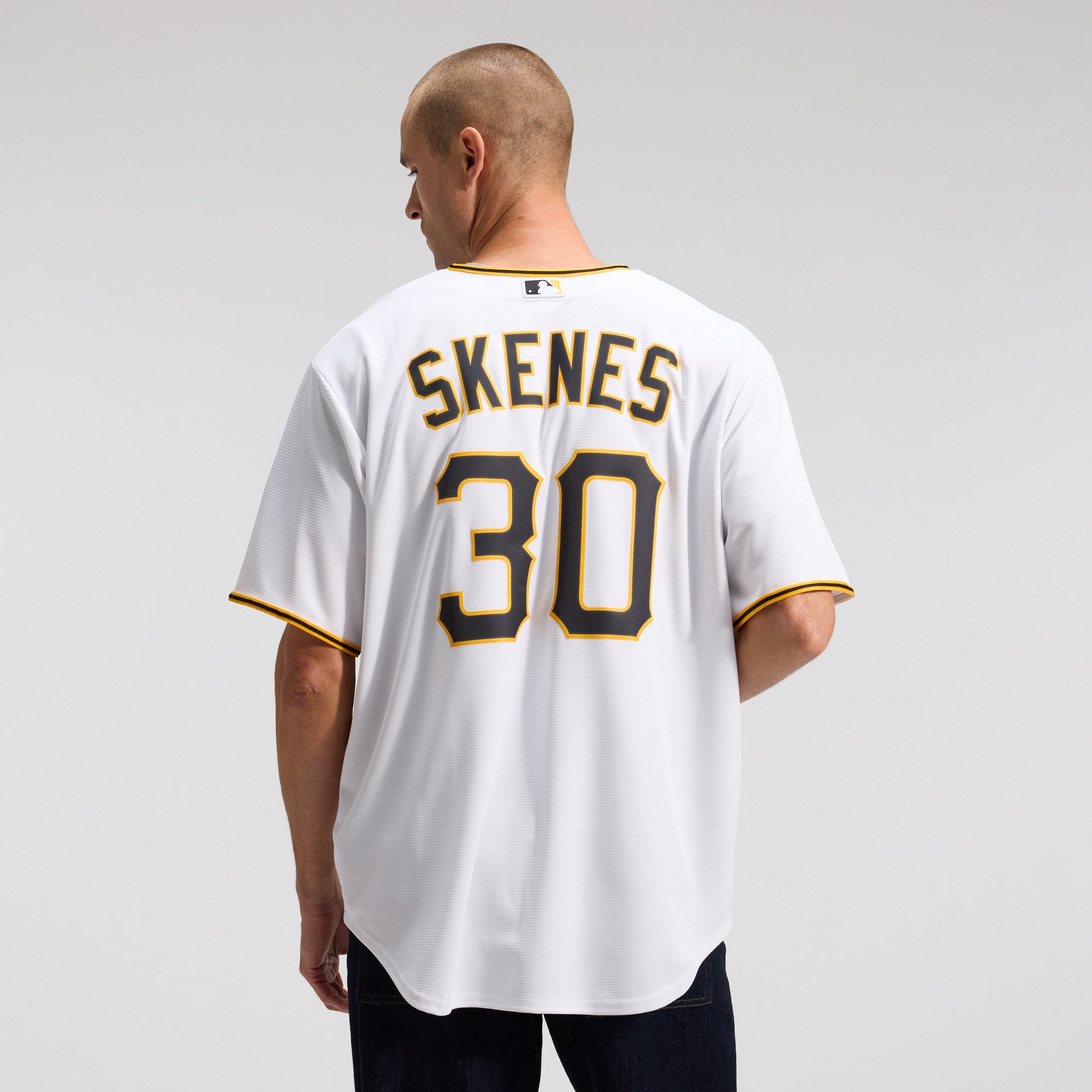Paul Skenes Pittsburgh Pirates Home Player Jersey - White - Image 4