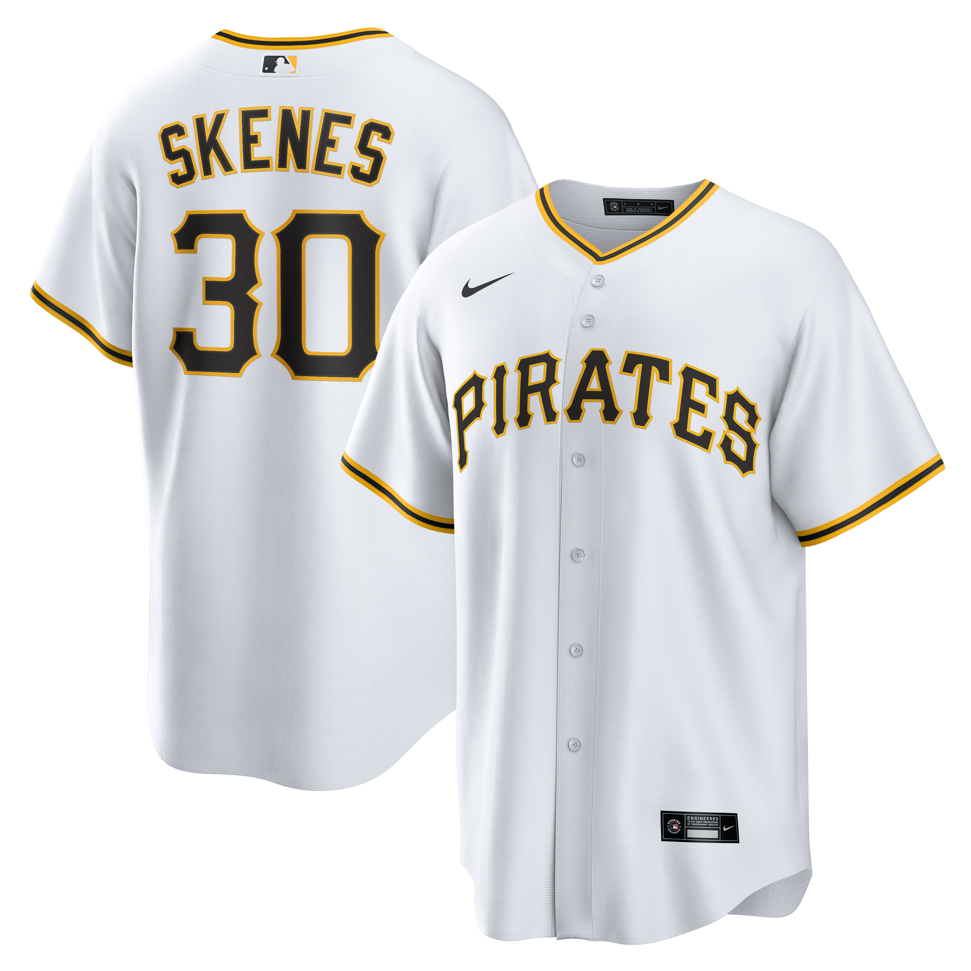 Paul Skenes Pittsburgh Pirates Home Player Jersey - White