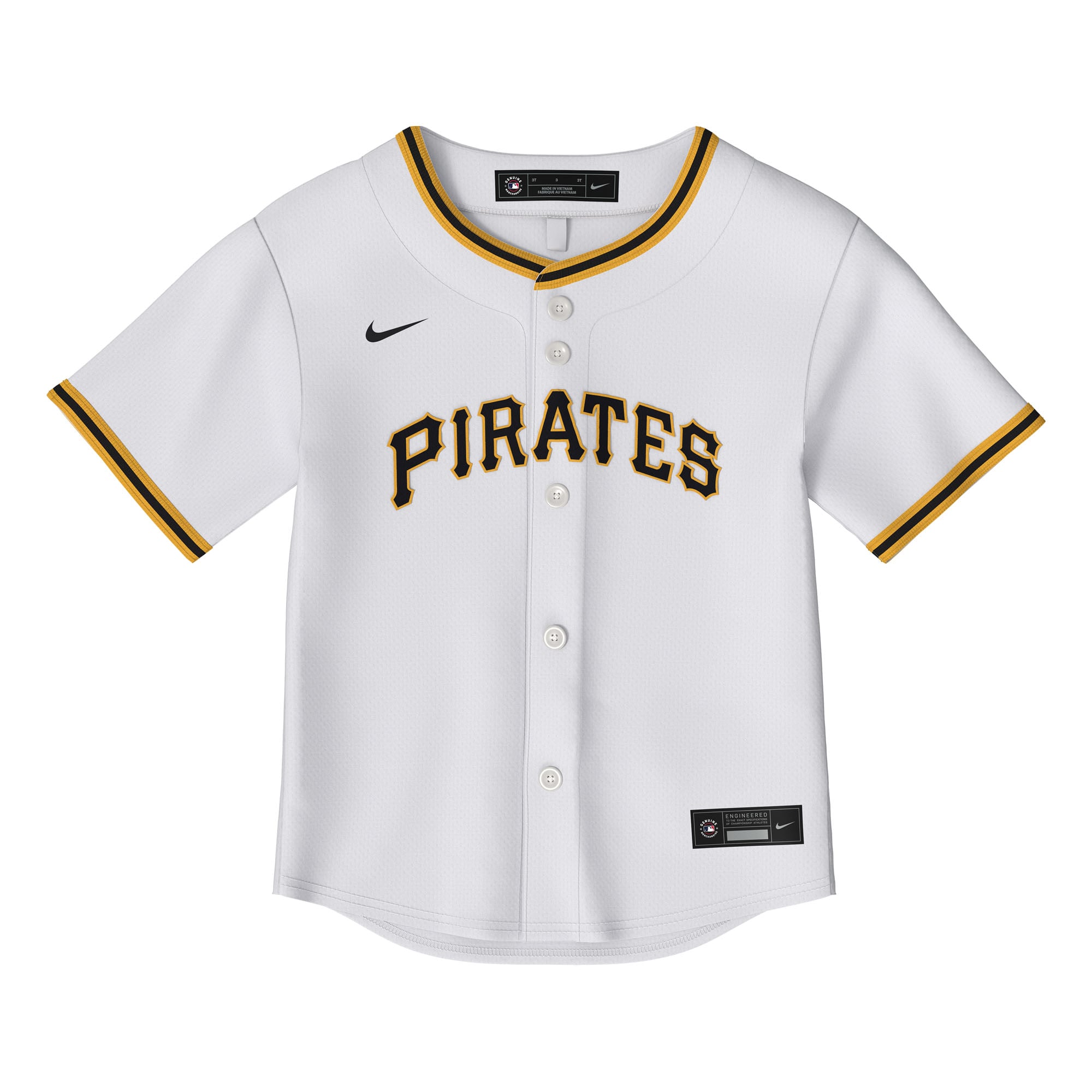Paul Skenes Pittsburgh Pirates Toddler Home 2.0 Player Jersey - White - Image 3
