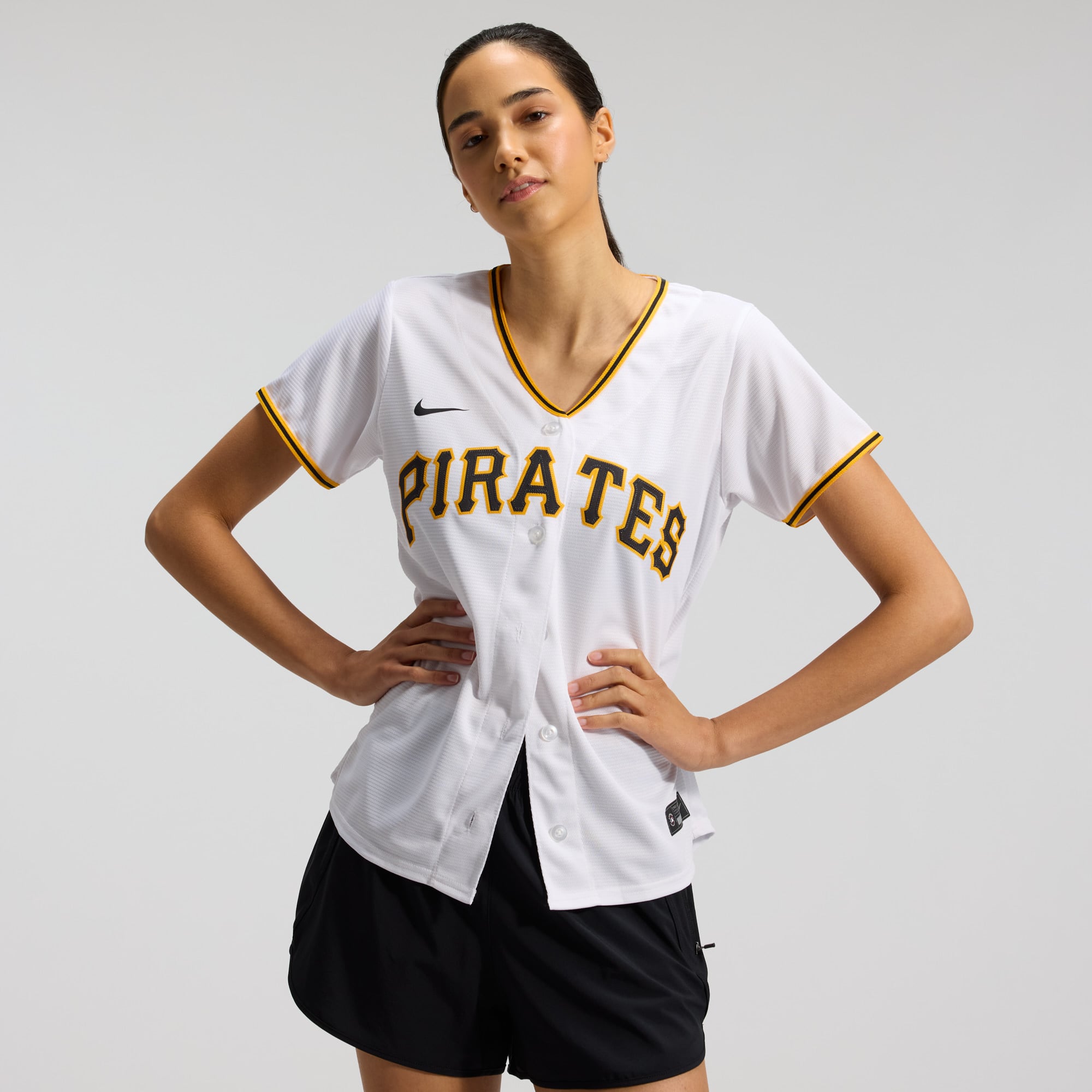 Paul Skenes Pittsburgh Pirates Women's Home Player Jersey - White - Image 3