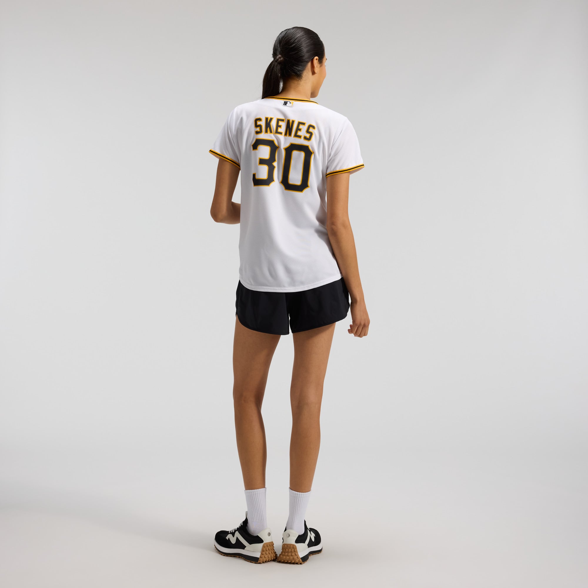 Paul Skenes Pittsburgh Pirates Women's Home Player Jersey - White - Image 6